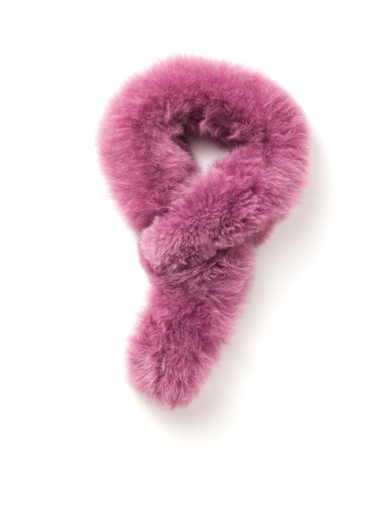 Alpaca Fur Pull-Through Scarf