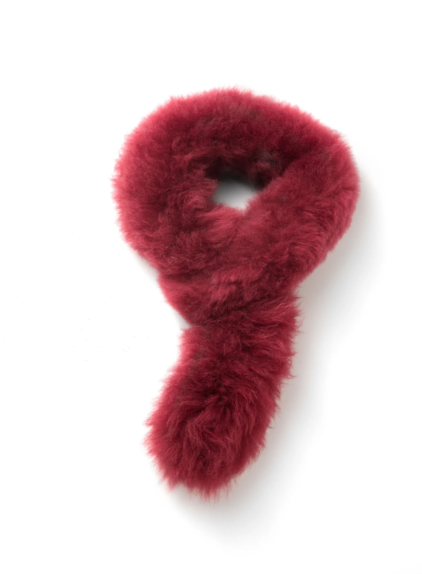 Alpaca Fur Pull-Through Scarf
