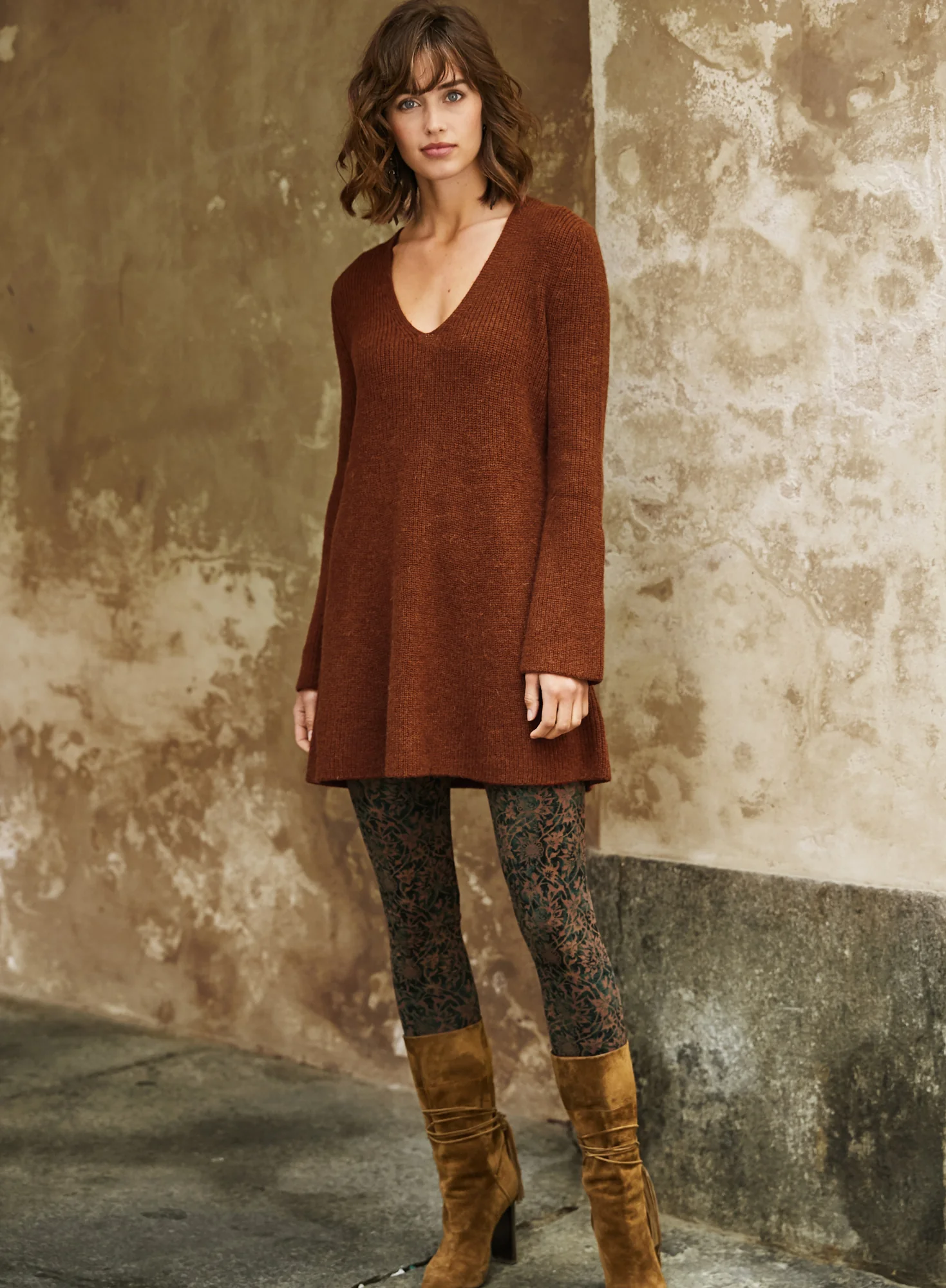 Ardabil Printed Spa Leggings - Image 5