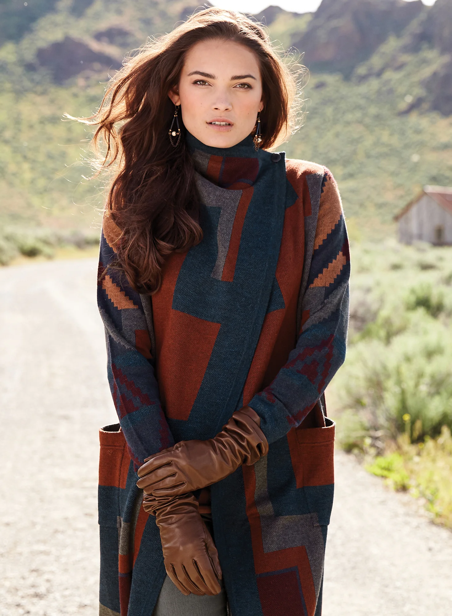 Art Deco Blanket Coat - Image 5