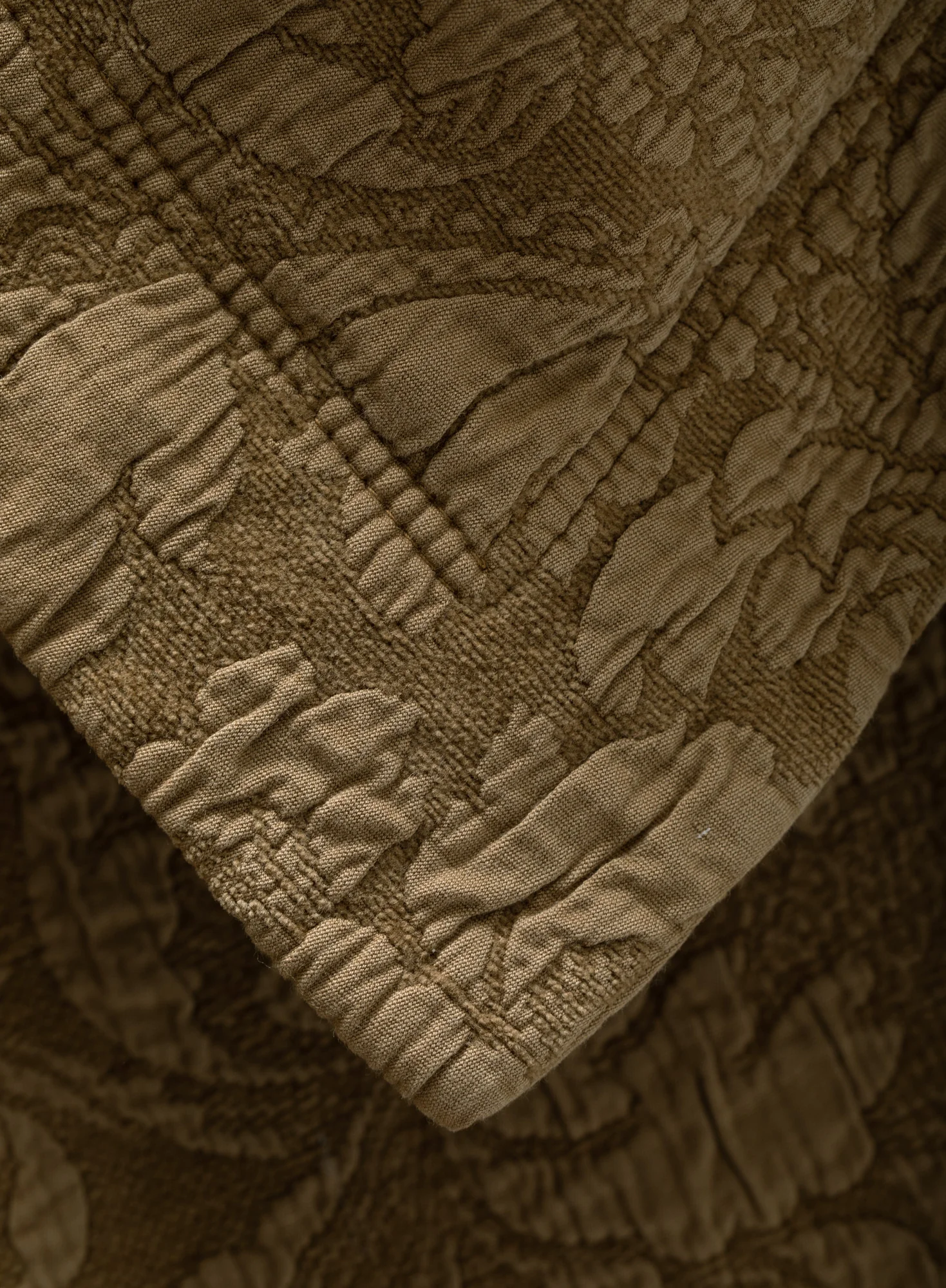 Arts And Crafts Floral Coverlet Set - Image 6