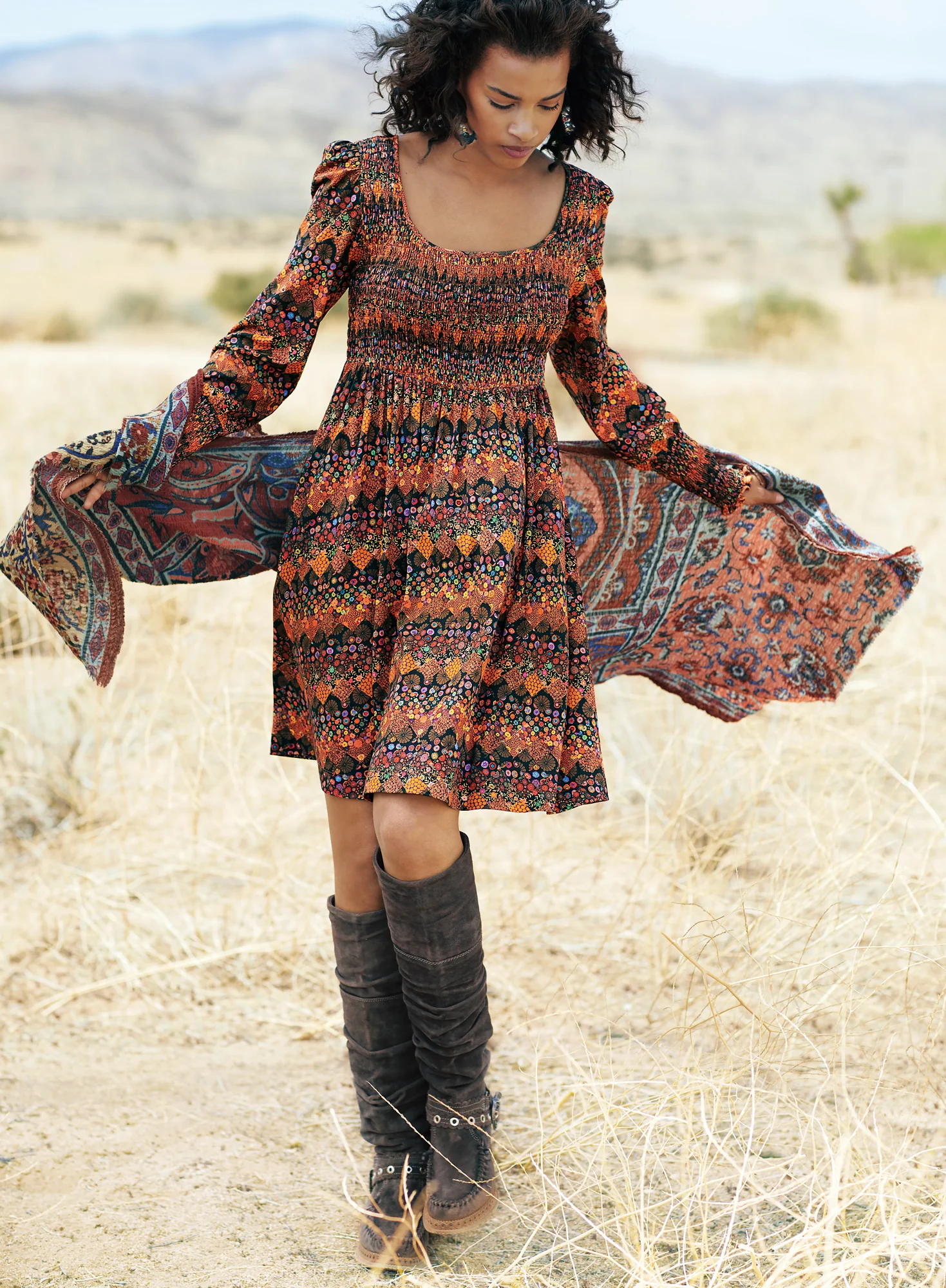 Autumn Mosaic Dress - Image 5