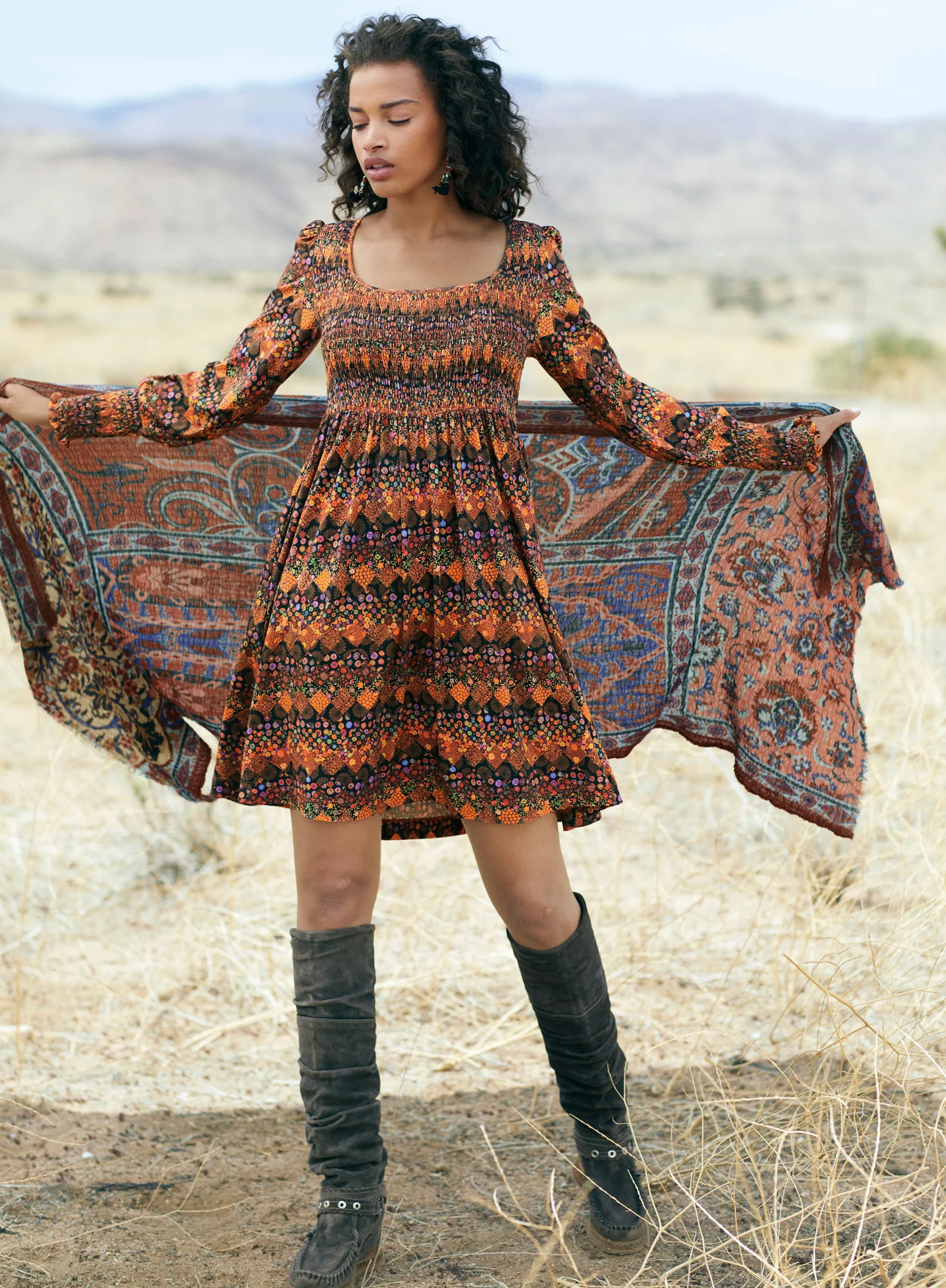 Autumn Mosaic Dress - Image 6