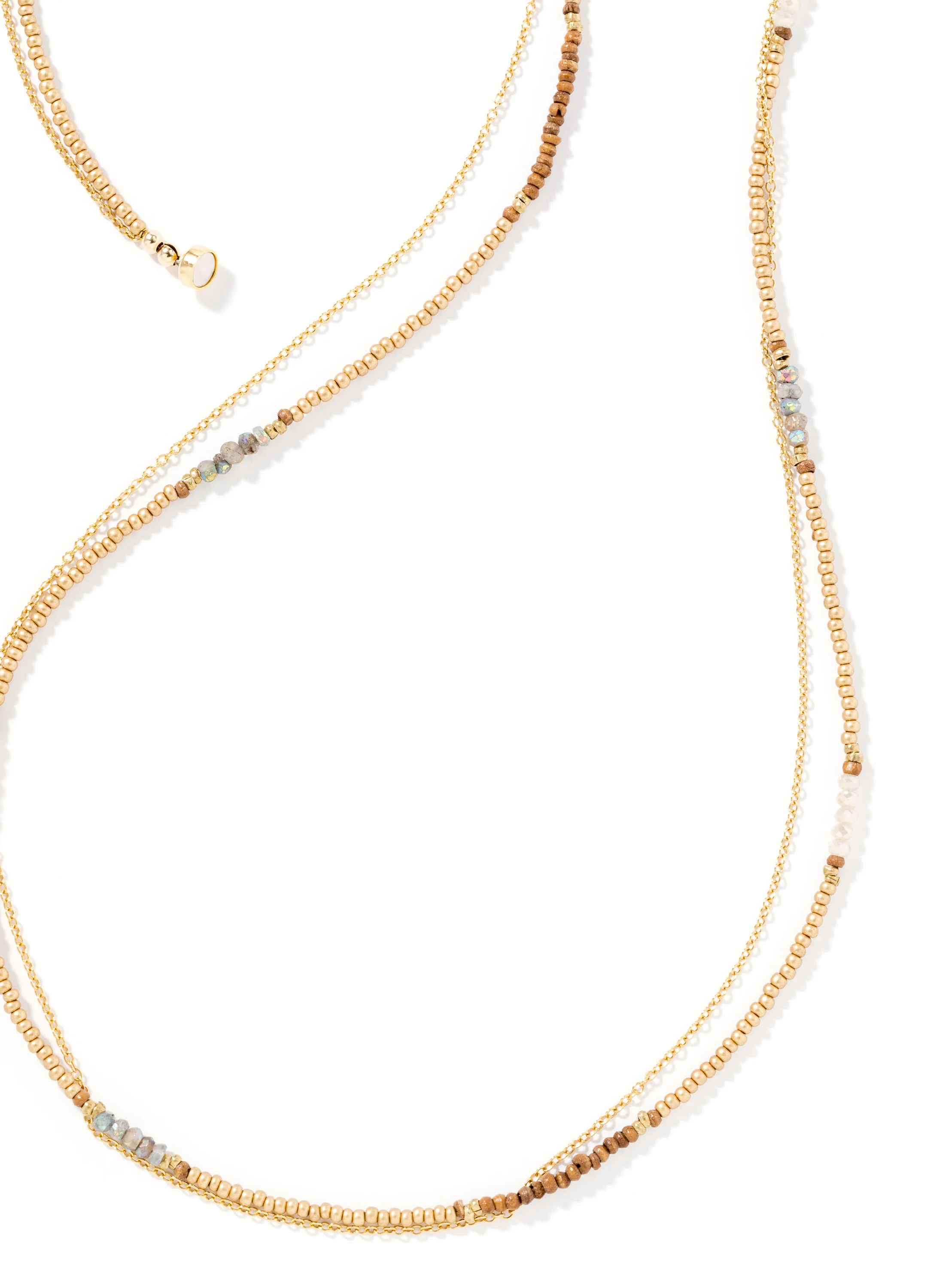 Beads And Chain Necklace/Bracelet - Image 2