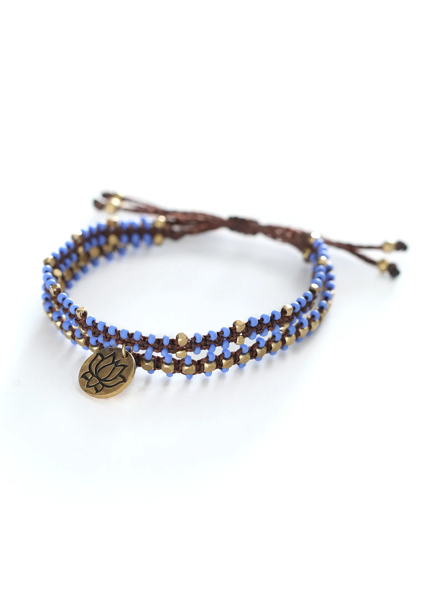 Blue Note Bracelets, Set Of 2