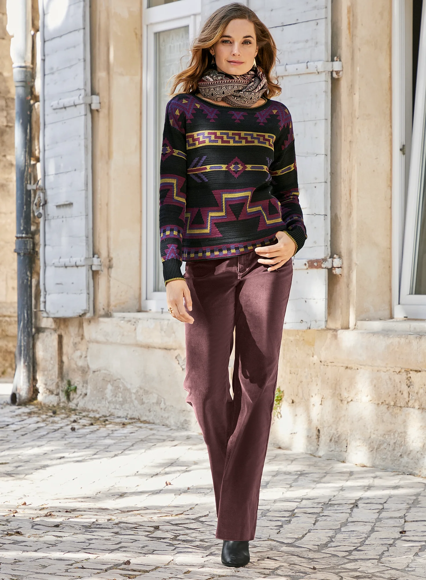 Boot Cut Velveteen Jeans - Image 2