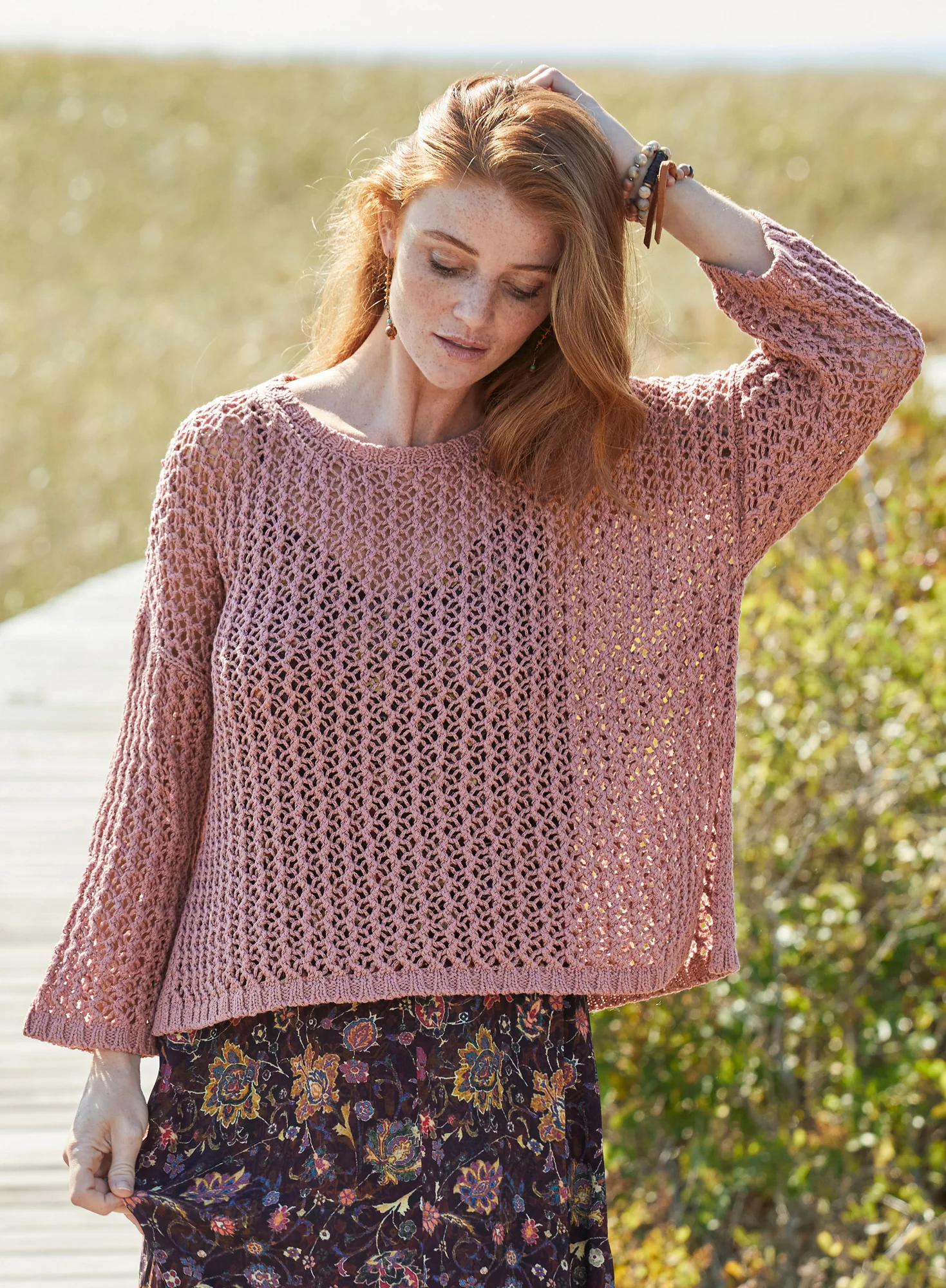 Boothbay Mesh Pullover