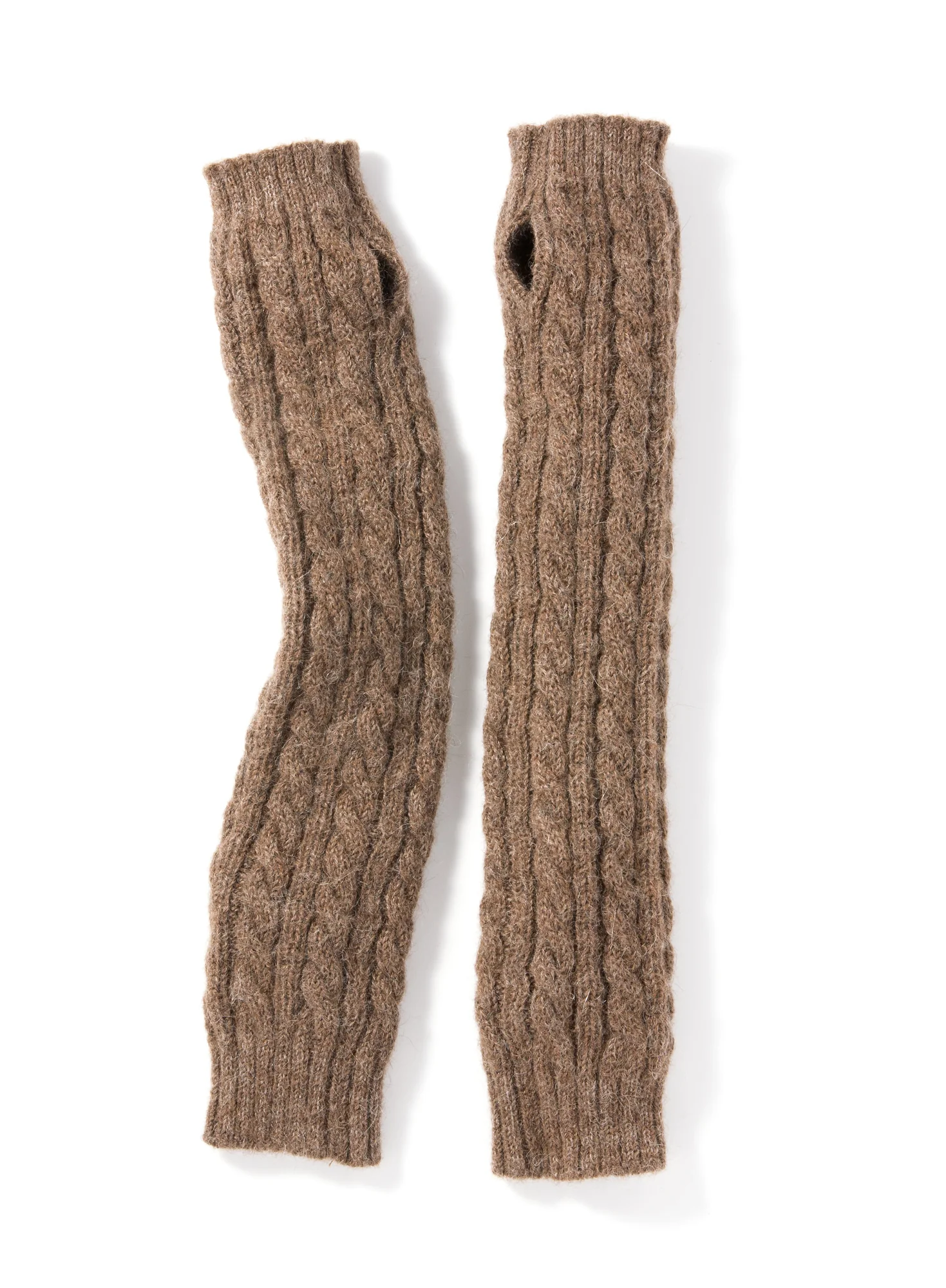 Cabled Handwarmers