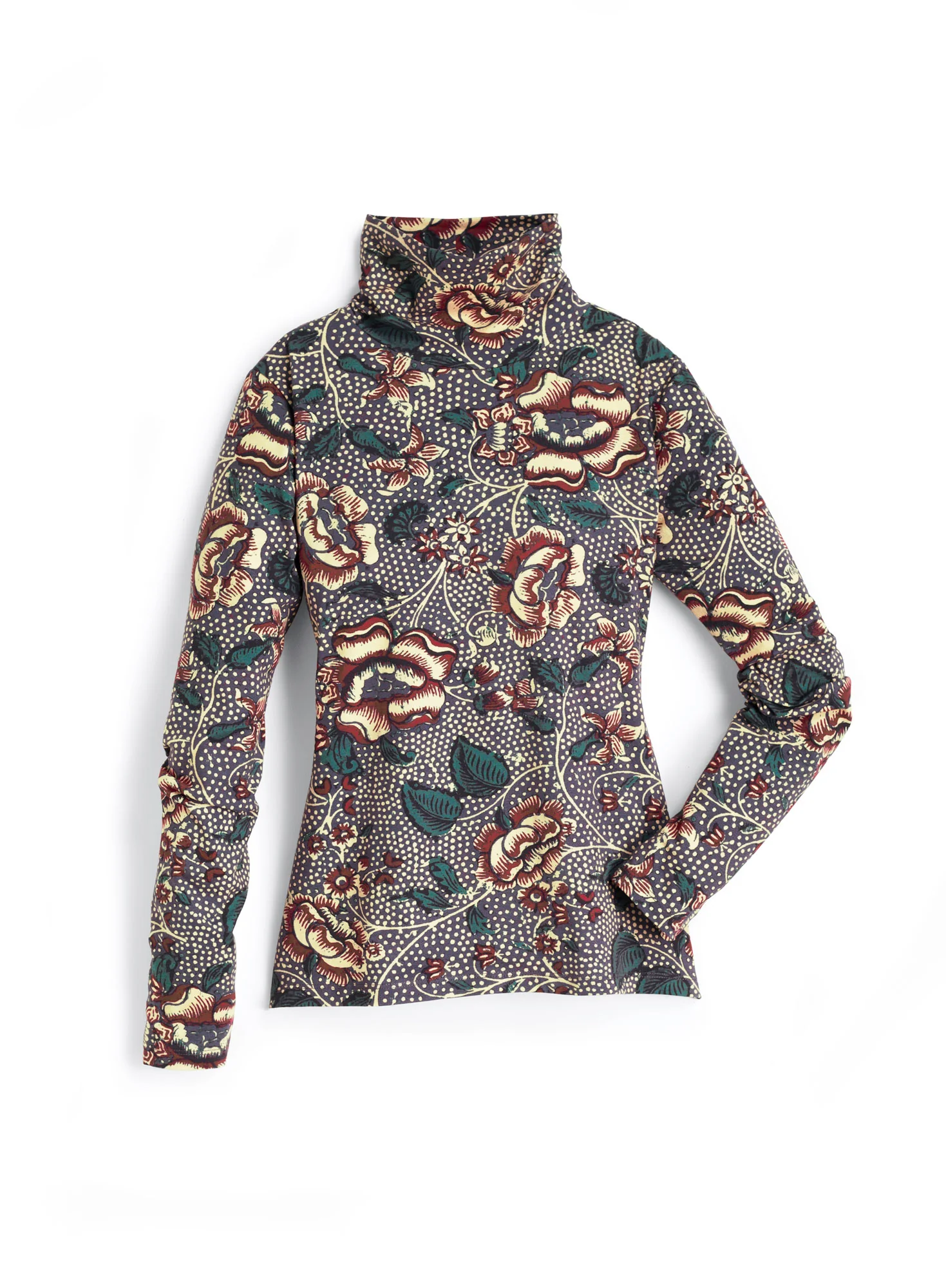 Calico Rose T-Neck - Image 4
