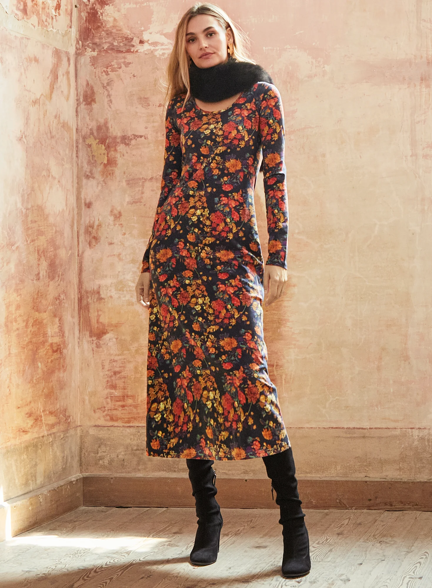 Candlelit Floral Dress