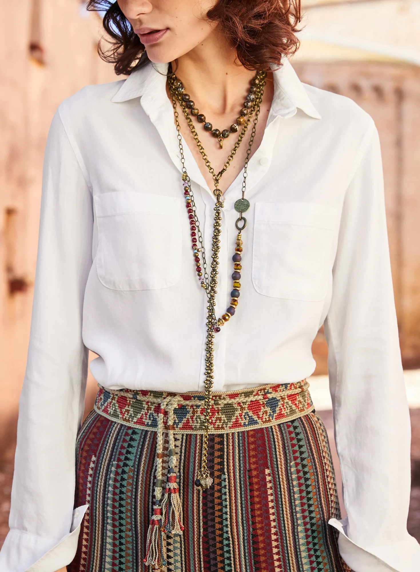Champagne Necklace/Lariat - Image 3