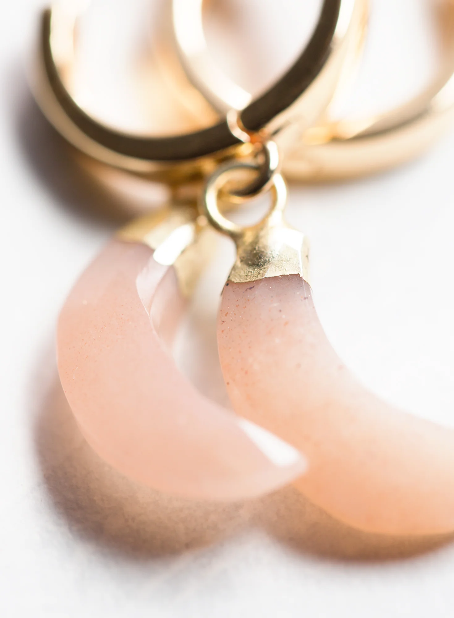 Crescent Moon Hoops - Image 2