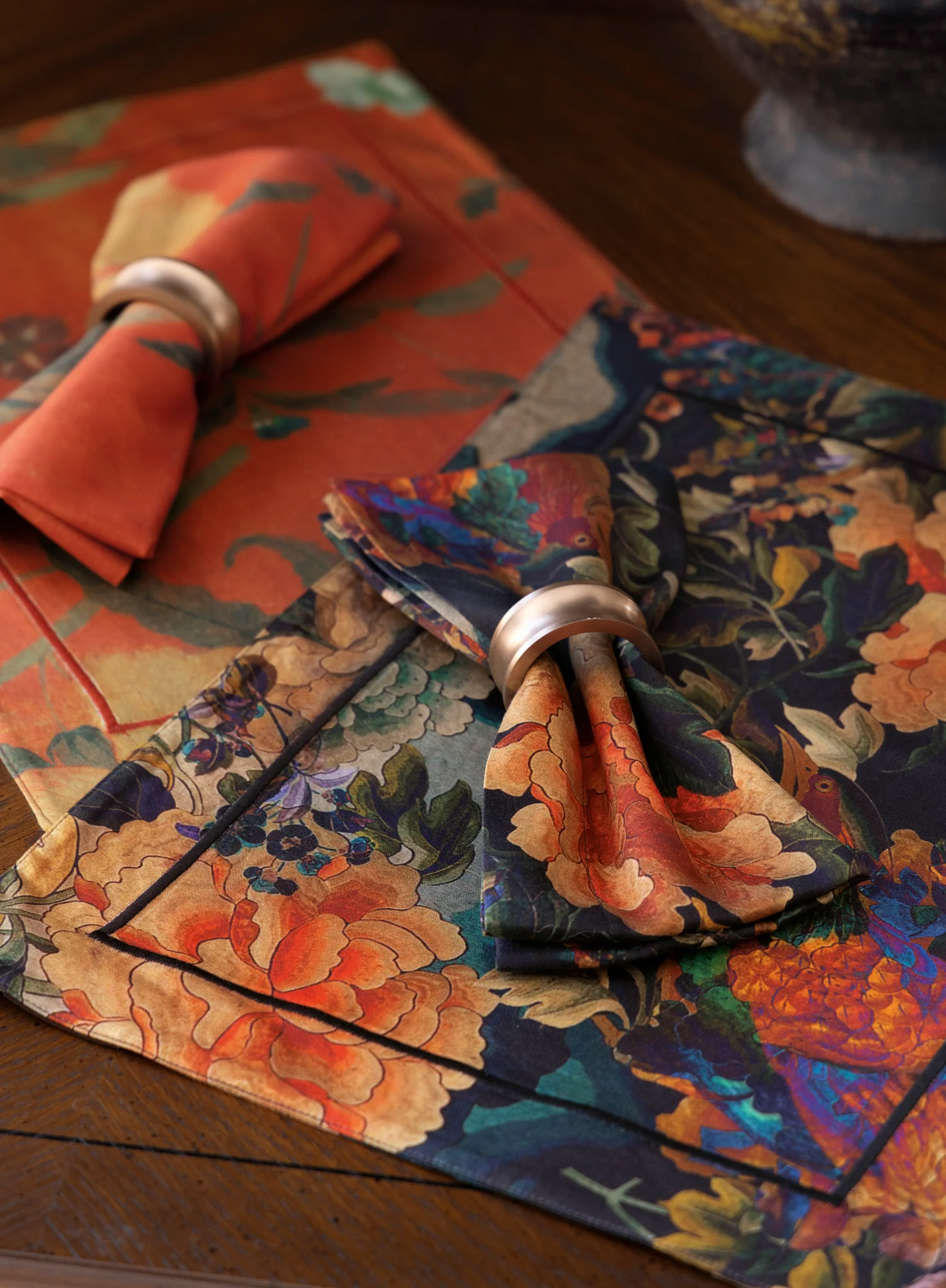Dynasty Floral Placemats, Set Of 4 - Image 3