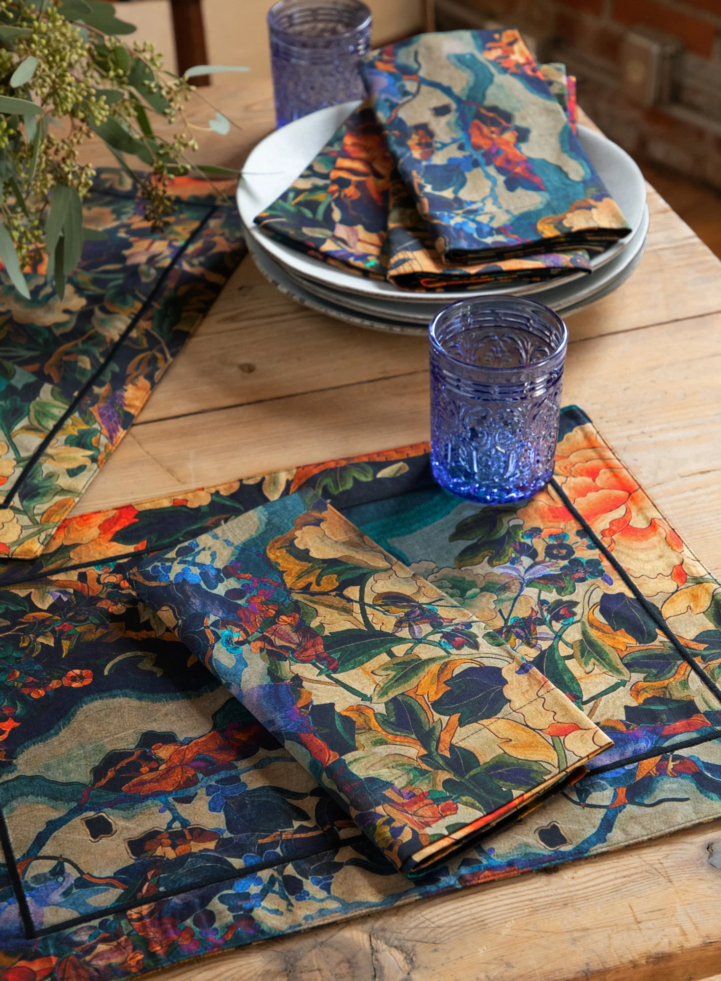 Dynasty Floral Placemats, Set Of 4 - Image 3