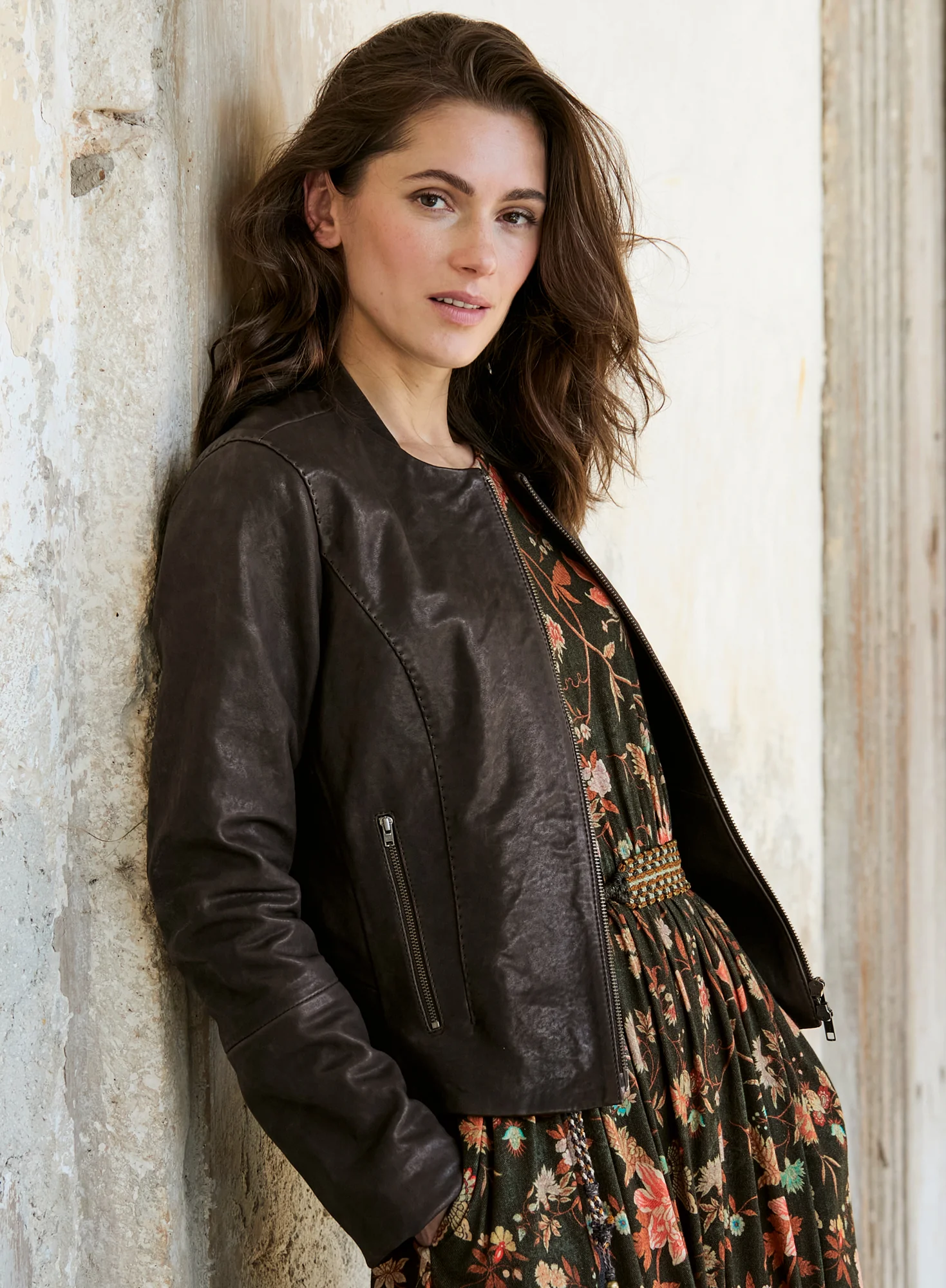 Espresso Monaco Moto Jacket - Image 4