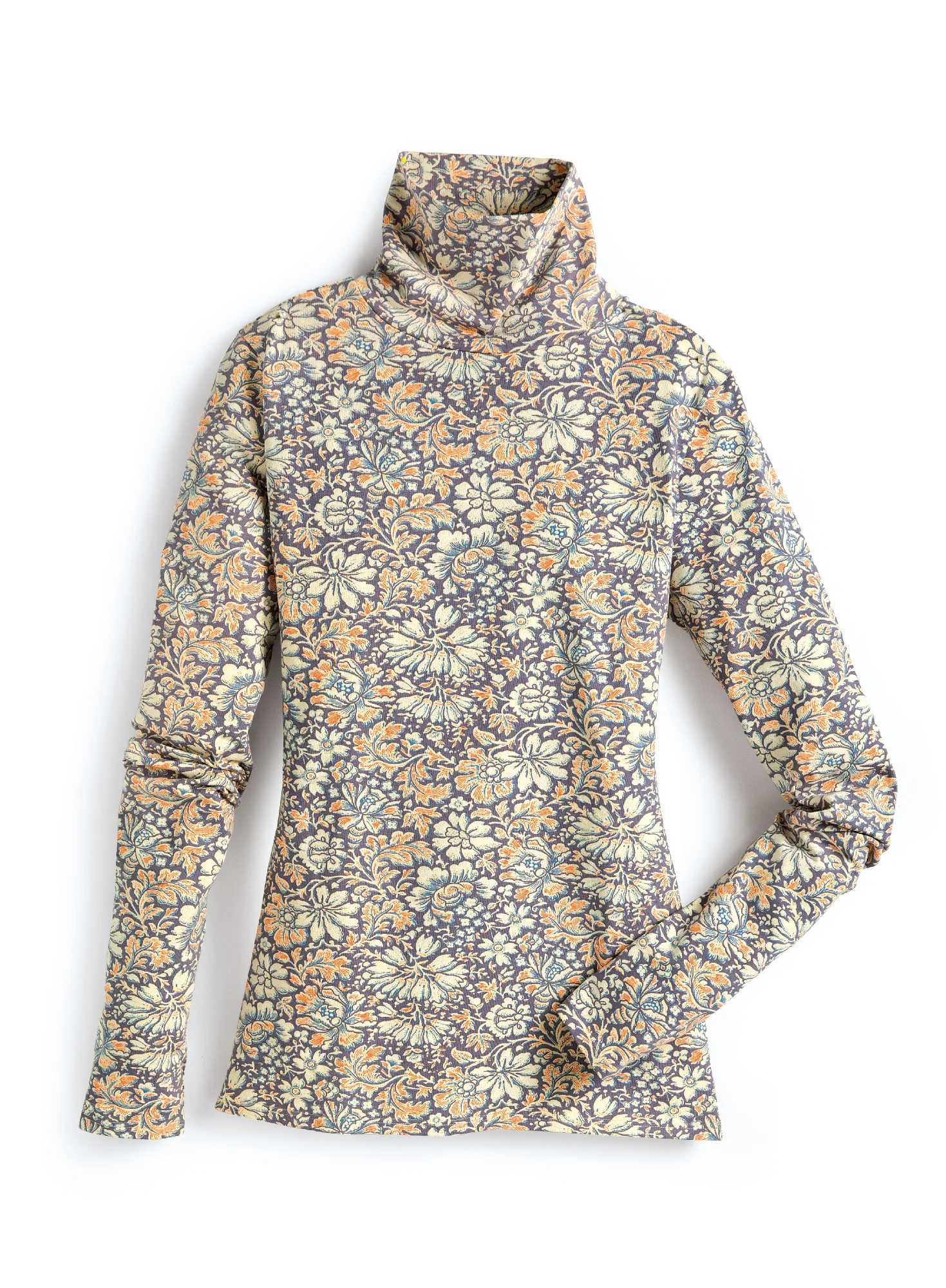 Etched Flowers T-Neck - Image 4