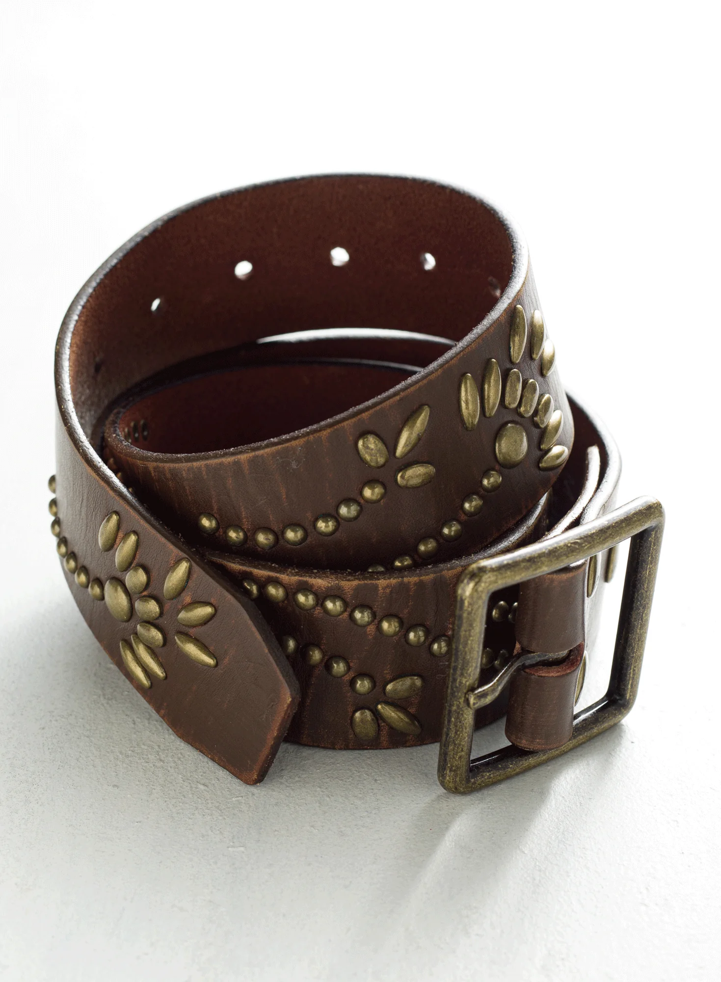 Floral Rivet Belt