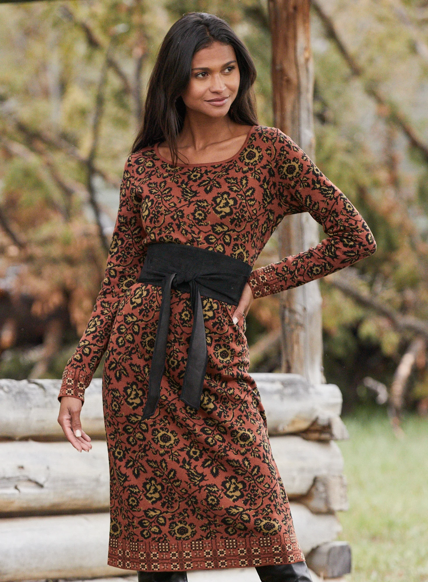 Folk Flower Dress - Image 5