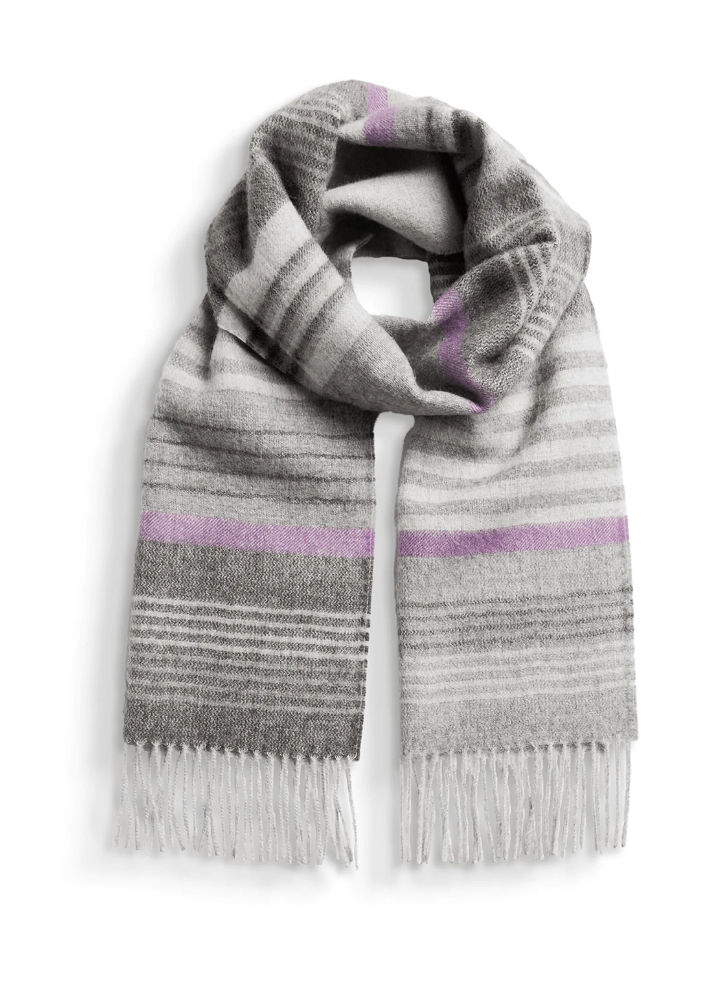 Hammond Baby Alpaca Striped Scarf