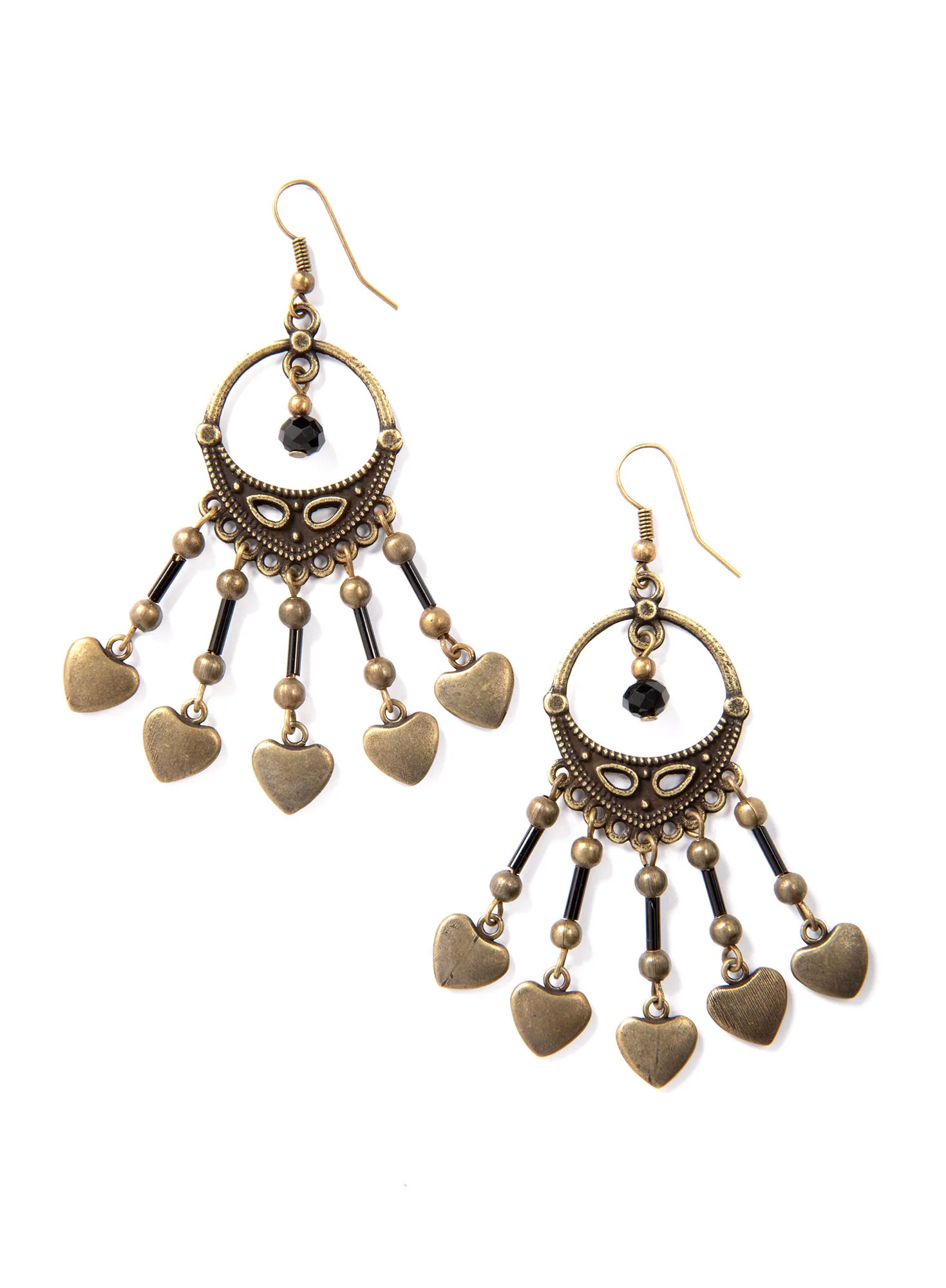 Heart Charm Earrings