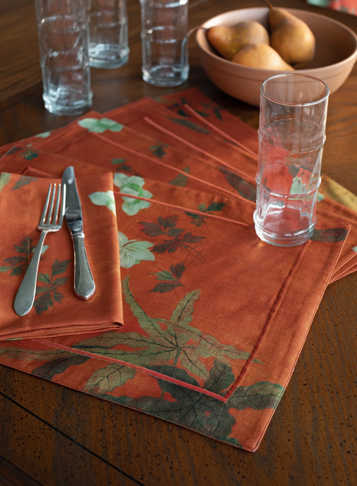 Hibiscus Placemats, Set Of 4
