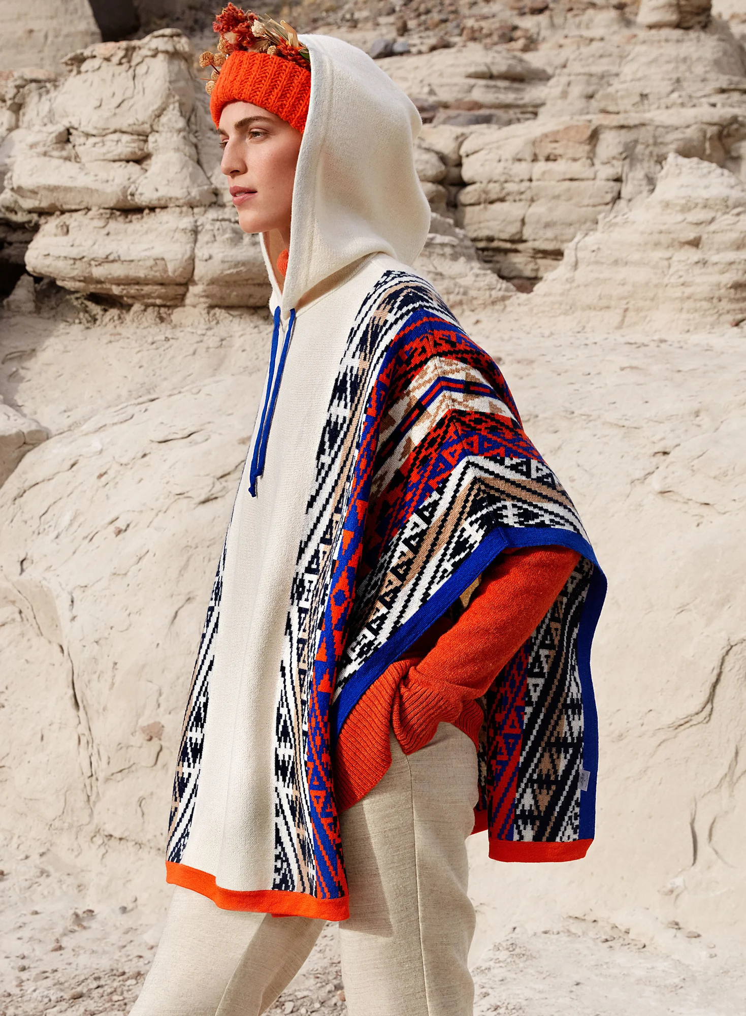 Hooded Manta Poncho