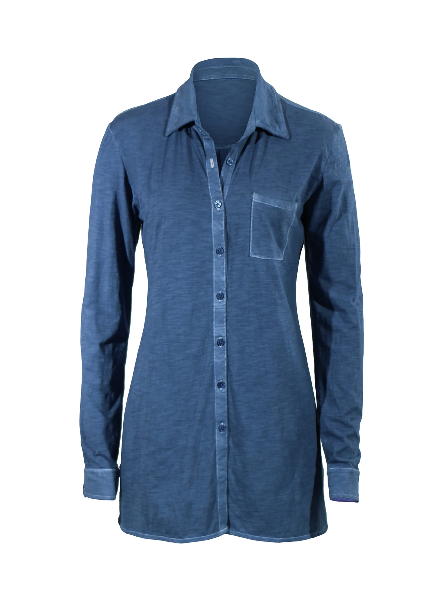 Jersey Button-Down Shirt