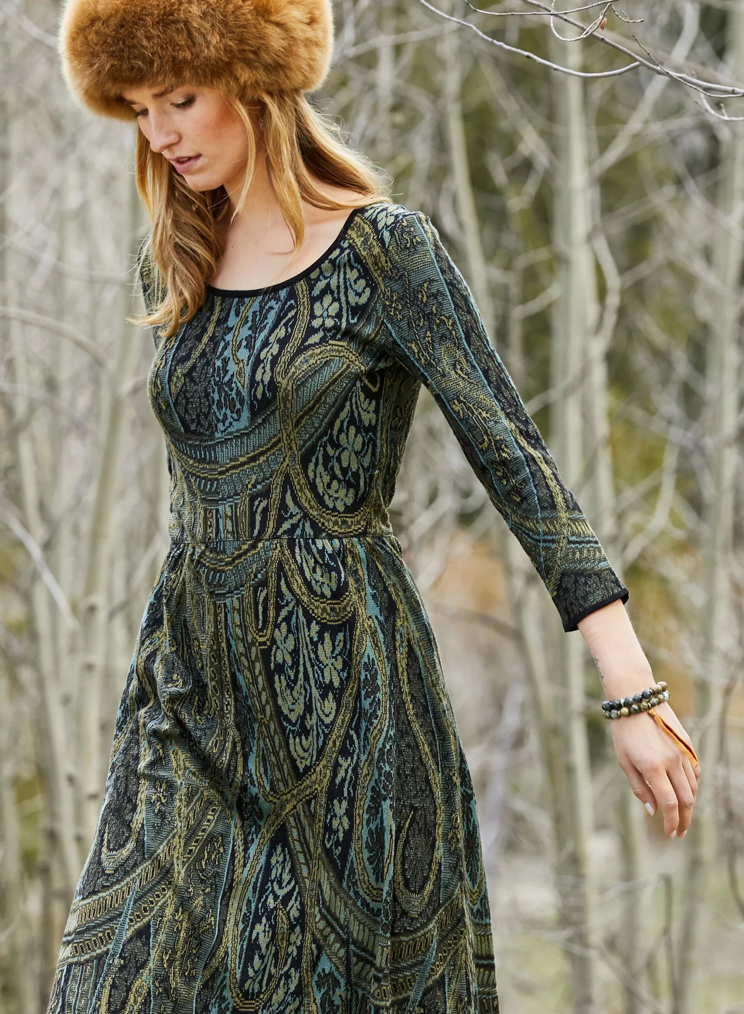 Kashmiri Maxi-Dress - Image 5