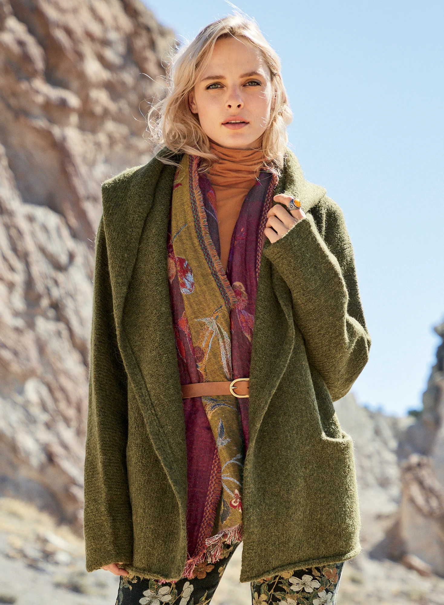 Kitzbuhel Blanket Coat