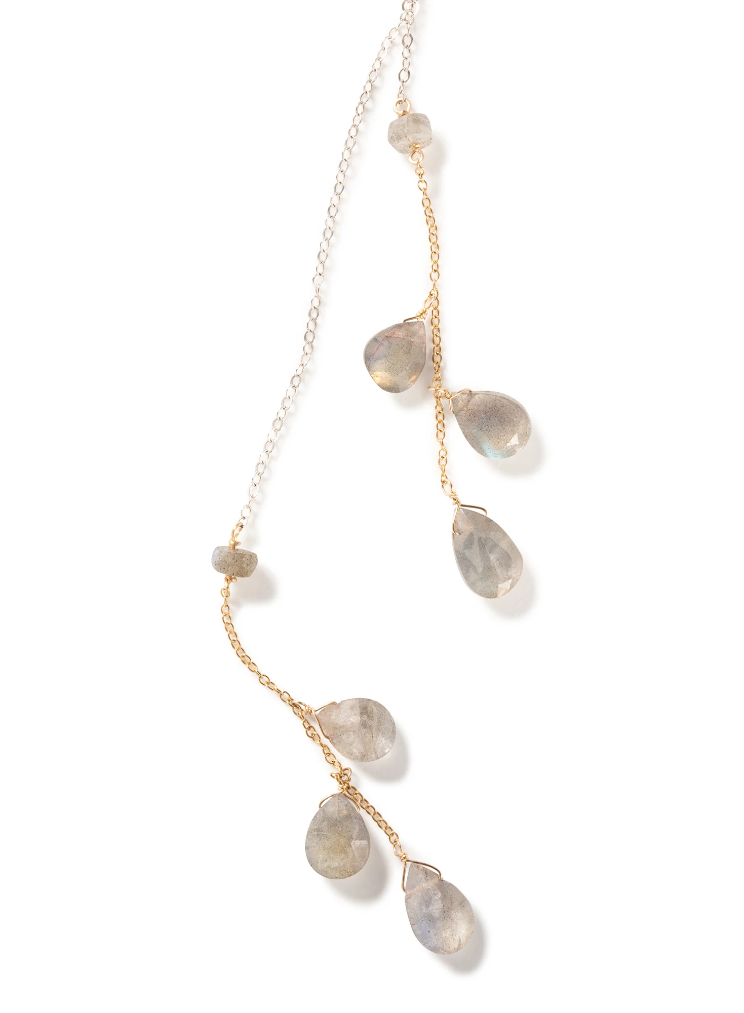 Labradorite Teardrop Necklace - Image 2