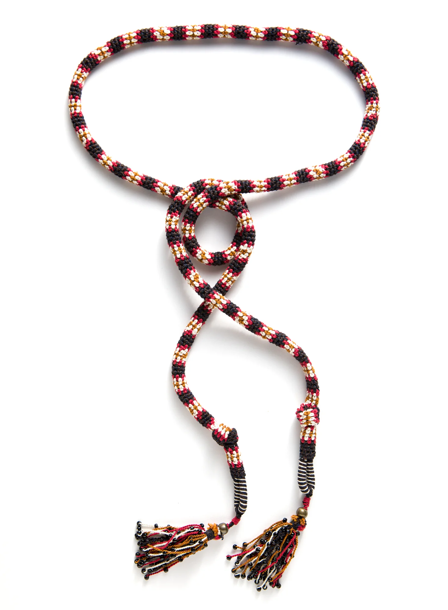 Latigo Crocheted Lariat/Belt