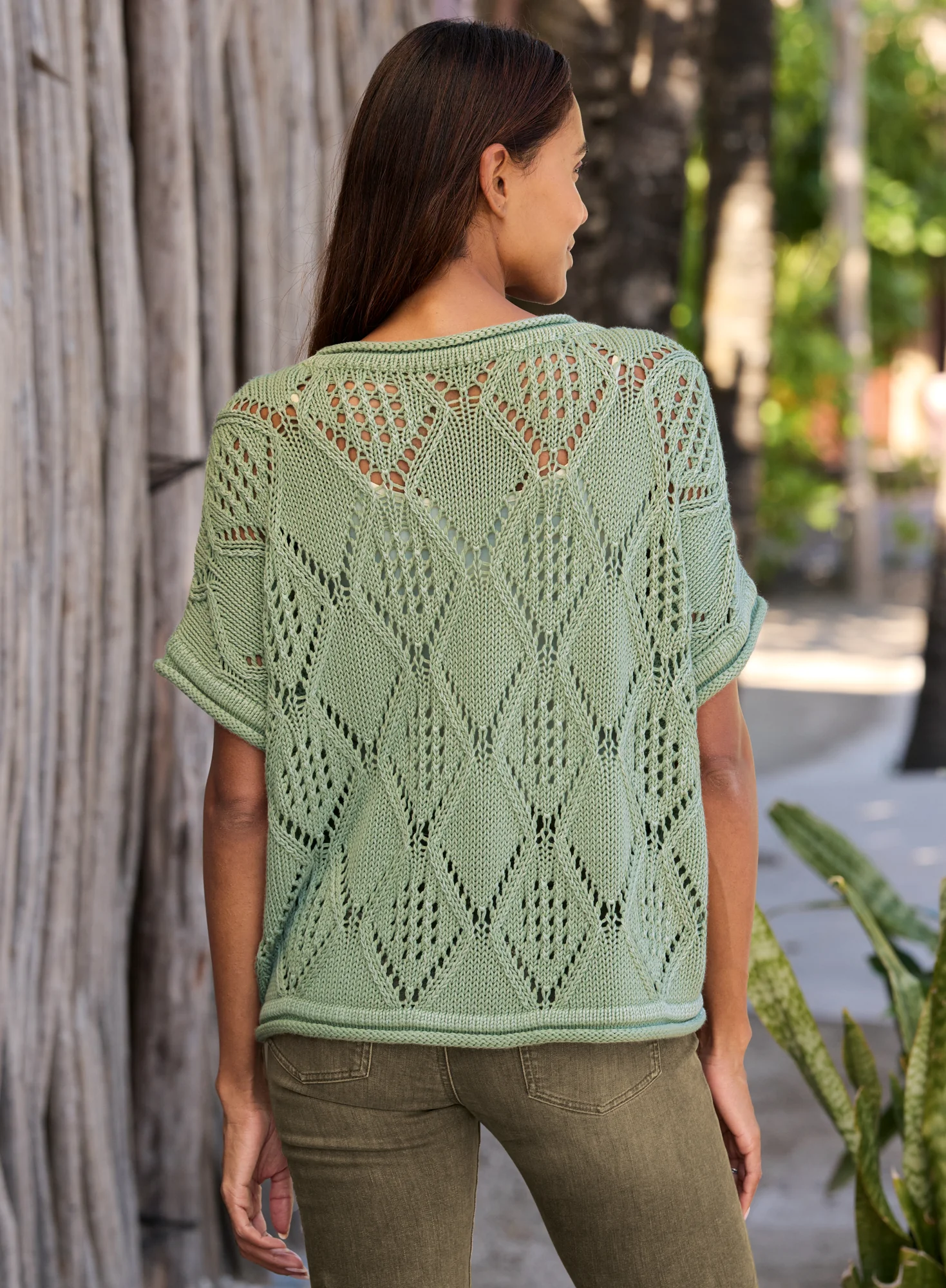 Lattice Lace Top - Image 2