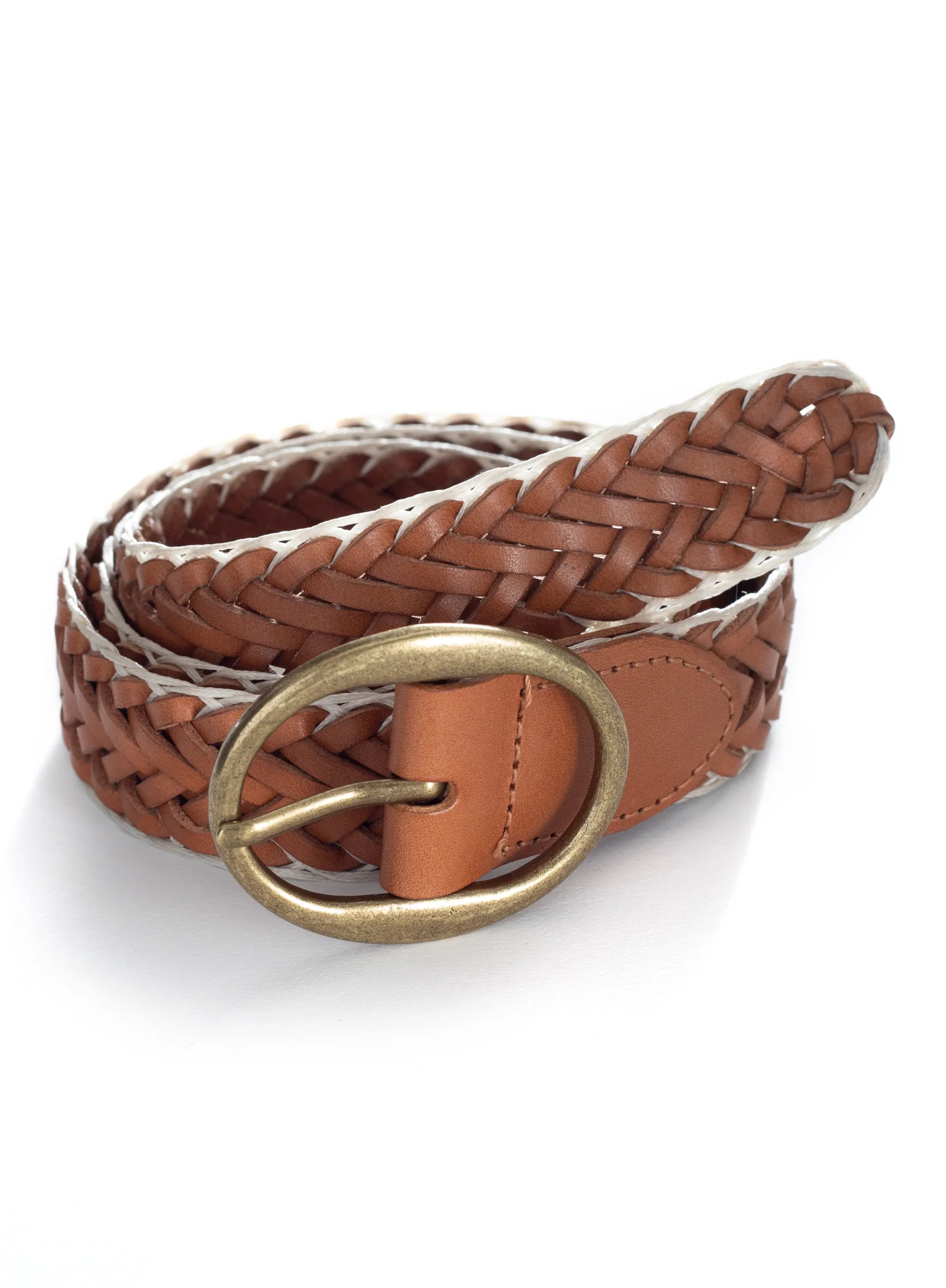 Leather Woven Belt