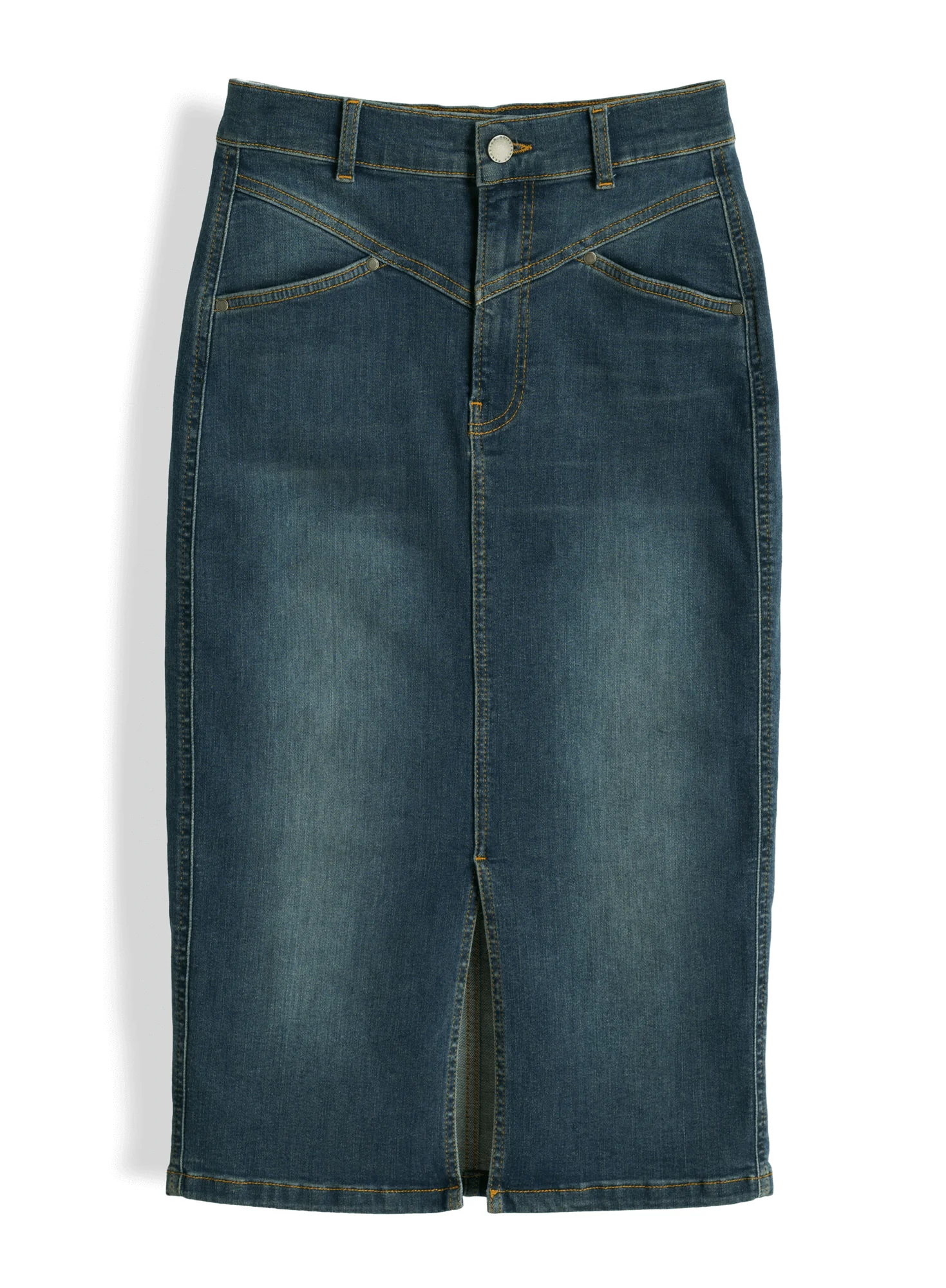 Lia Denim Pencil Skirt - Image 5