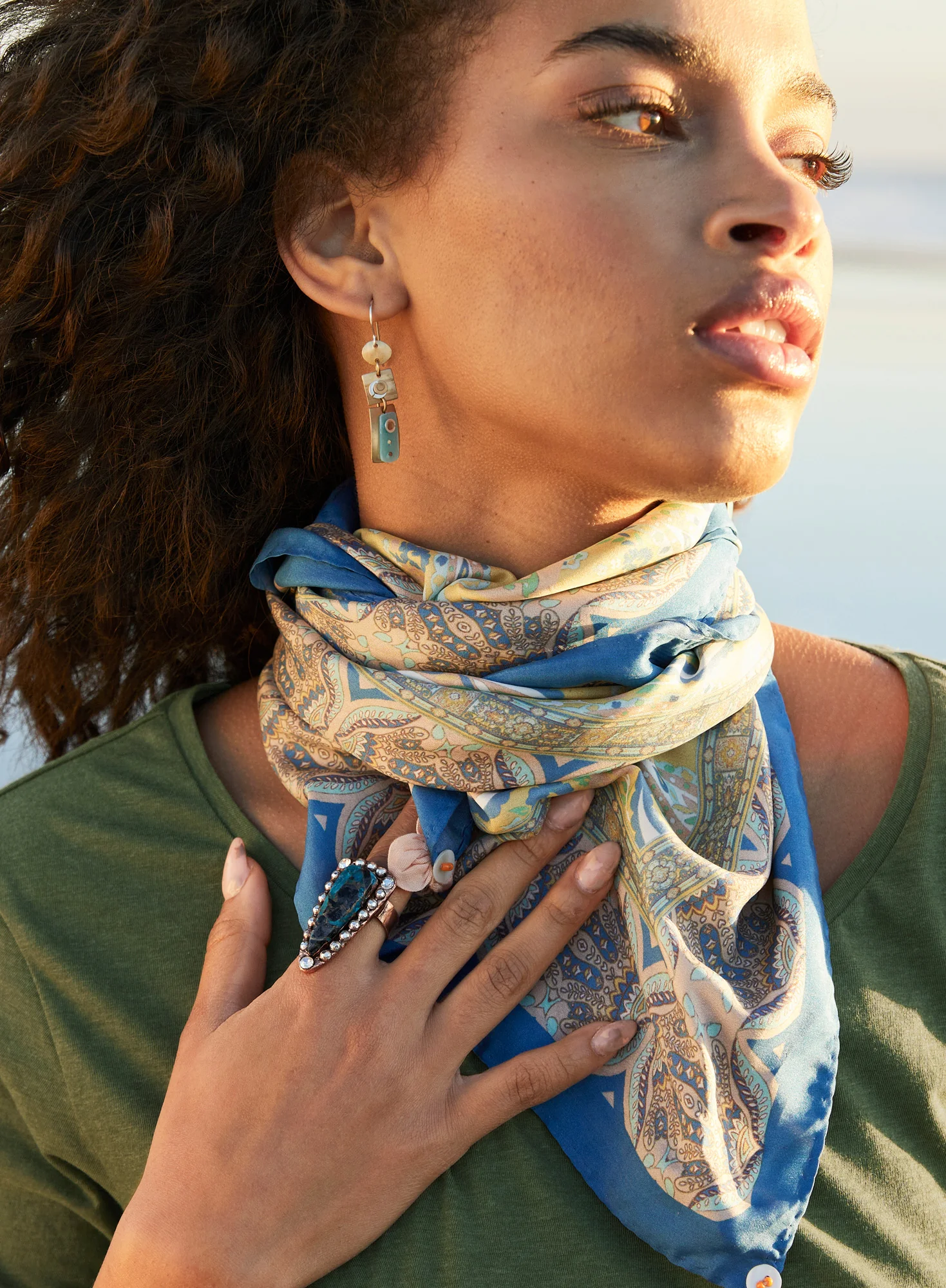 Modern Art Earrings - Image 4