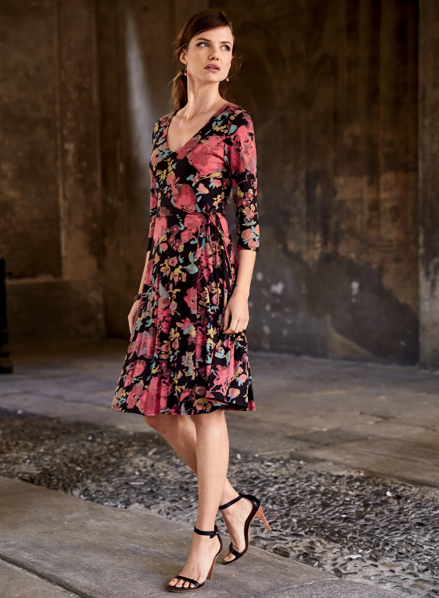 Painted Rose Dress