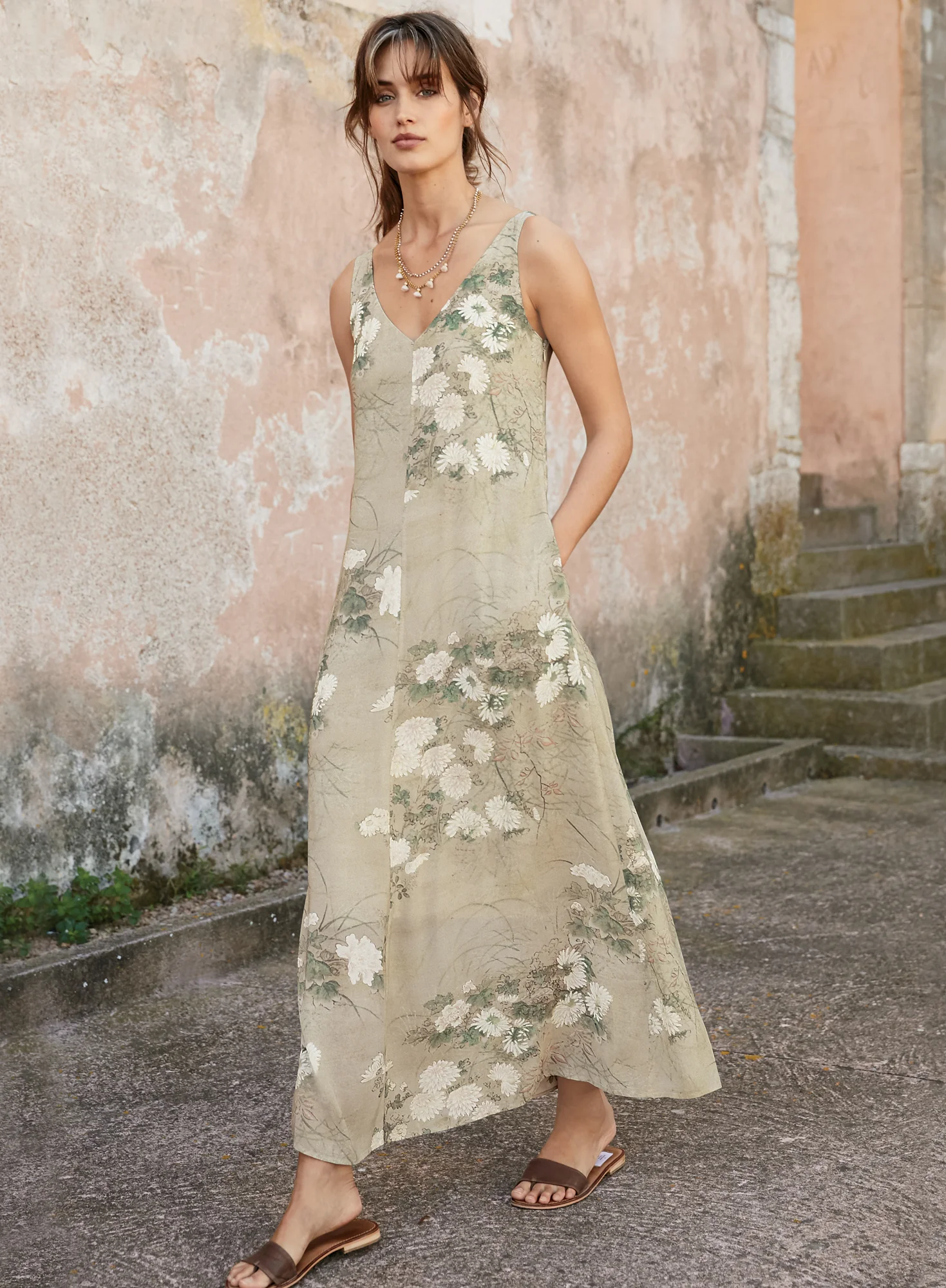Pale Moon Maxi-Dress