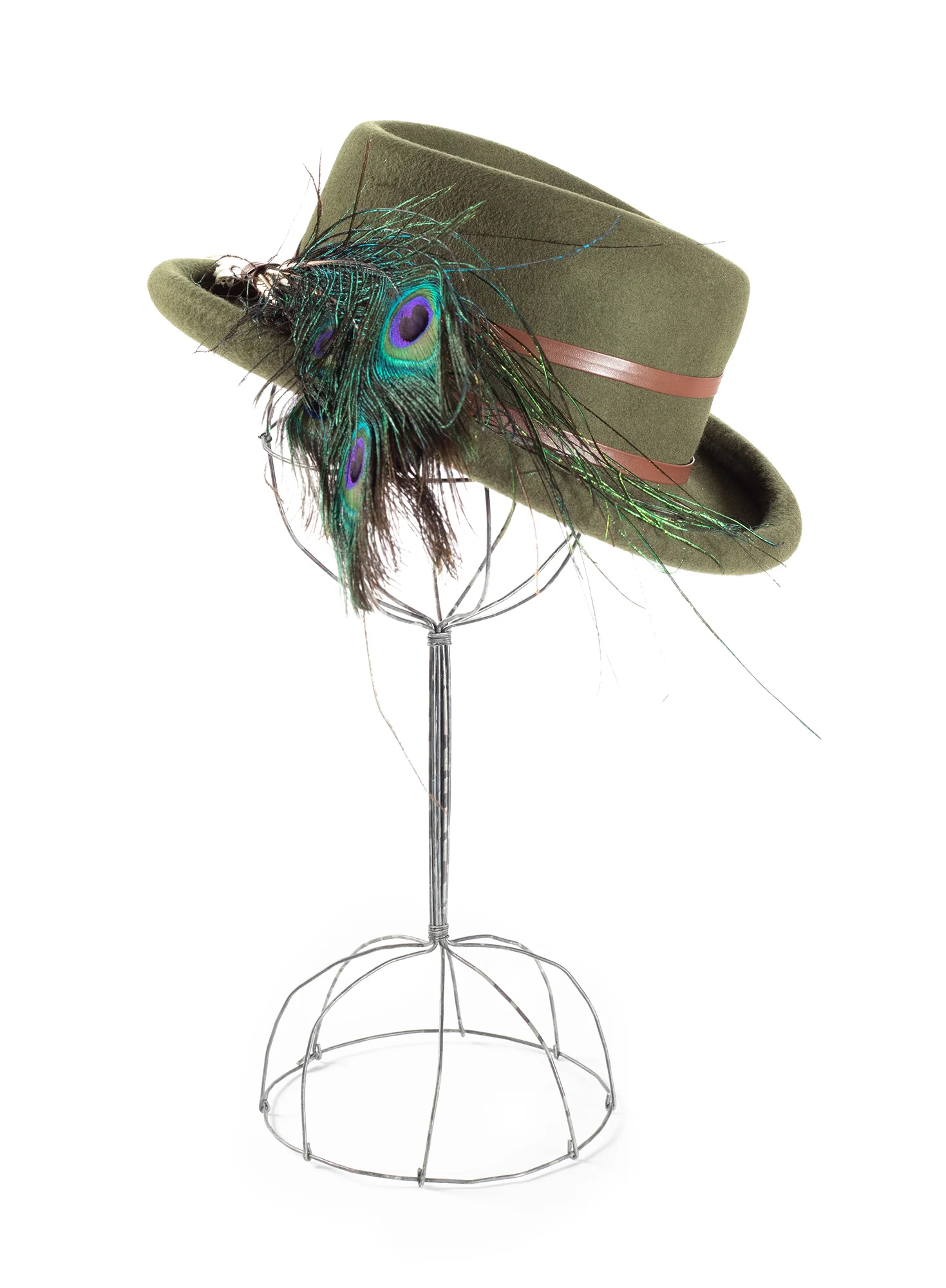 Peacock Feather Hat