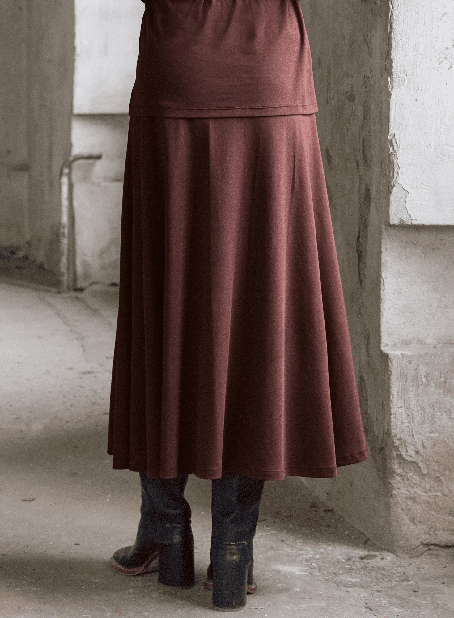 Pima Flared Skirt - Image 2