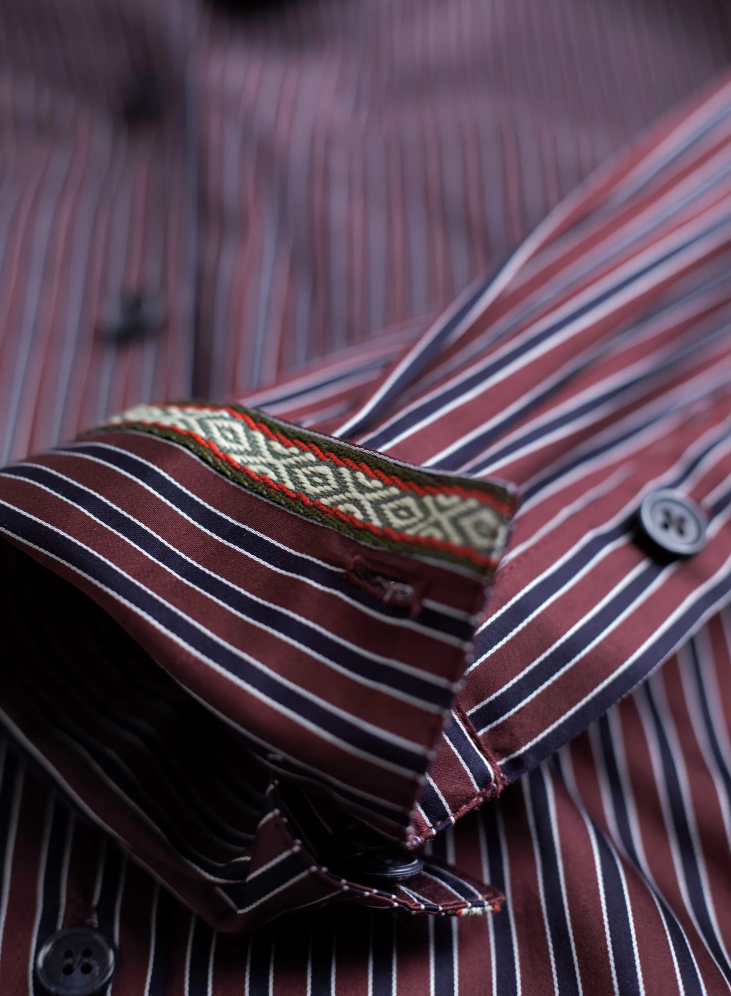 Pinstripe Shirtdress - Image 2