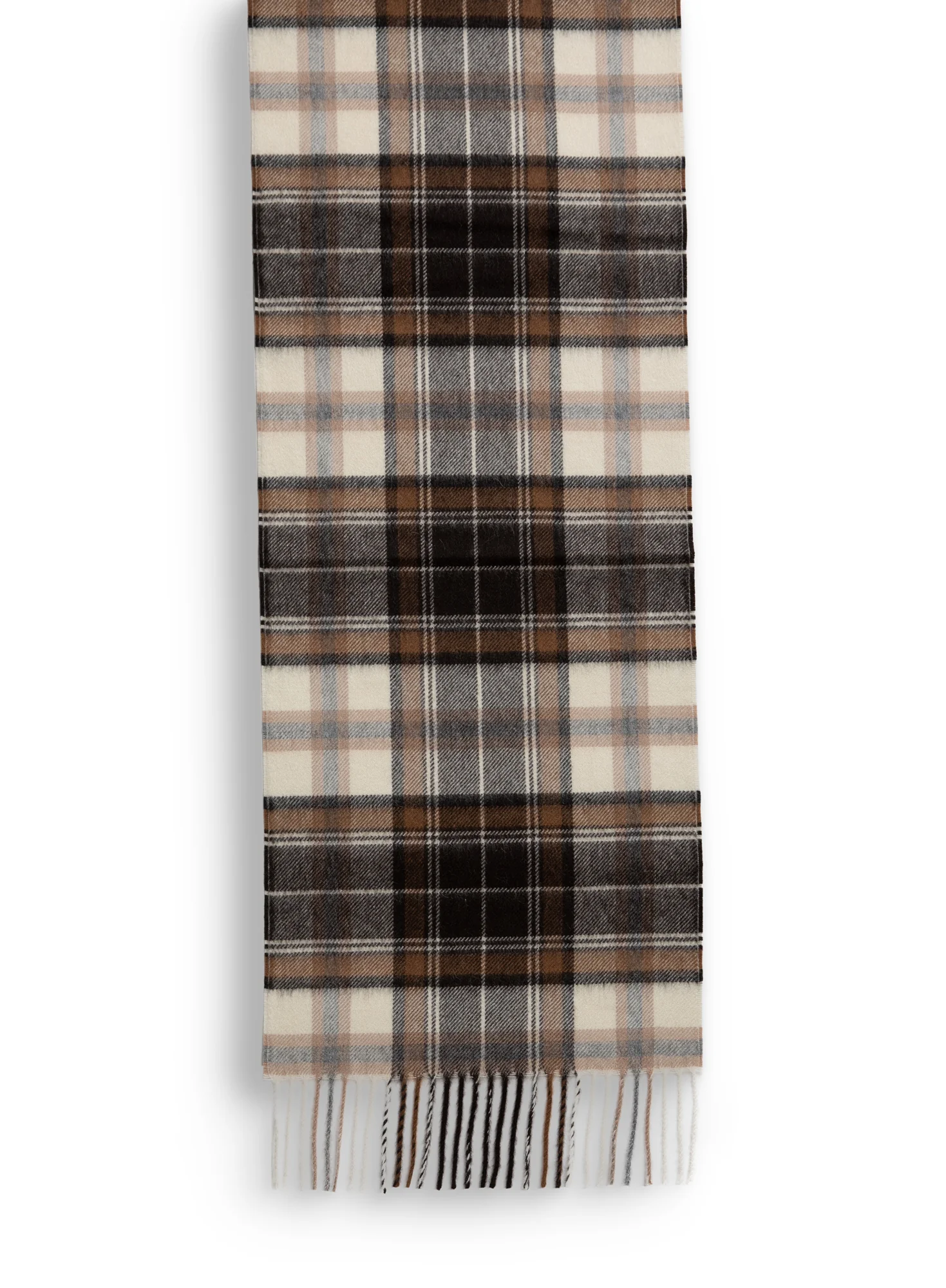 Plaid Baby Alpaca Scarf - Image 2