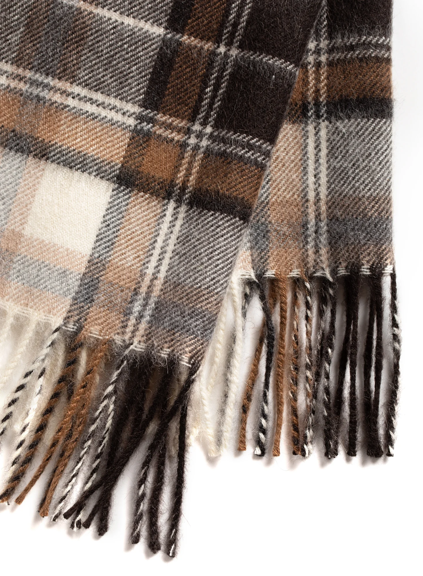 Plaid Baby Alpaca Scarf - Image 6