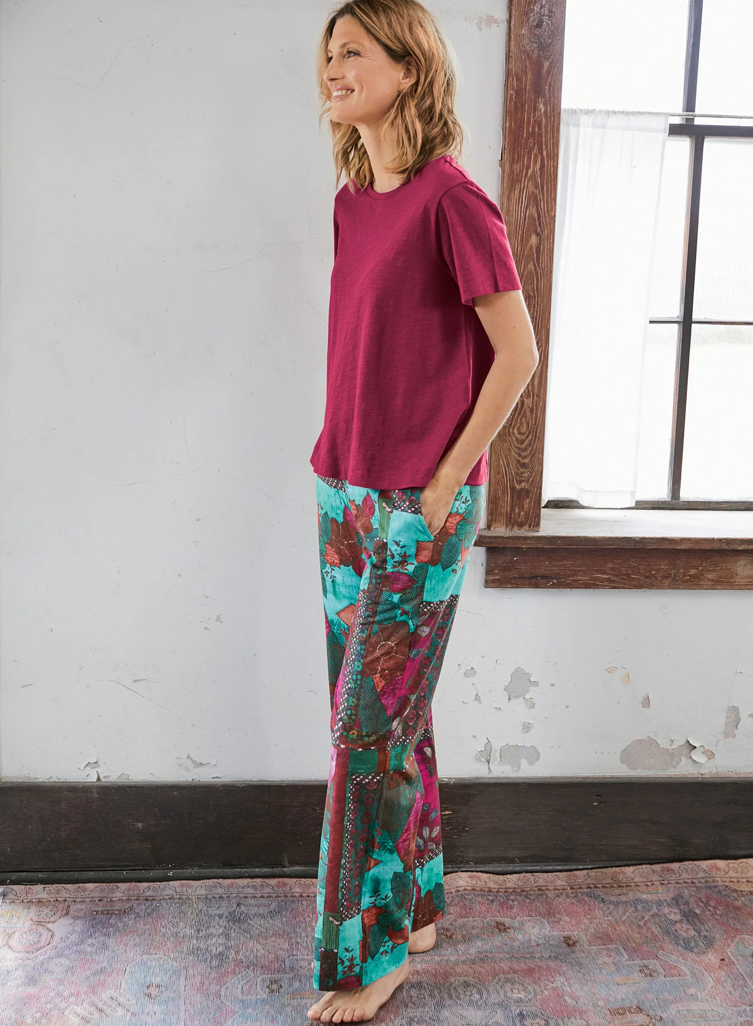 Plum Blossom Pj Pants - Image 5