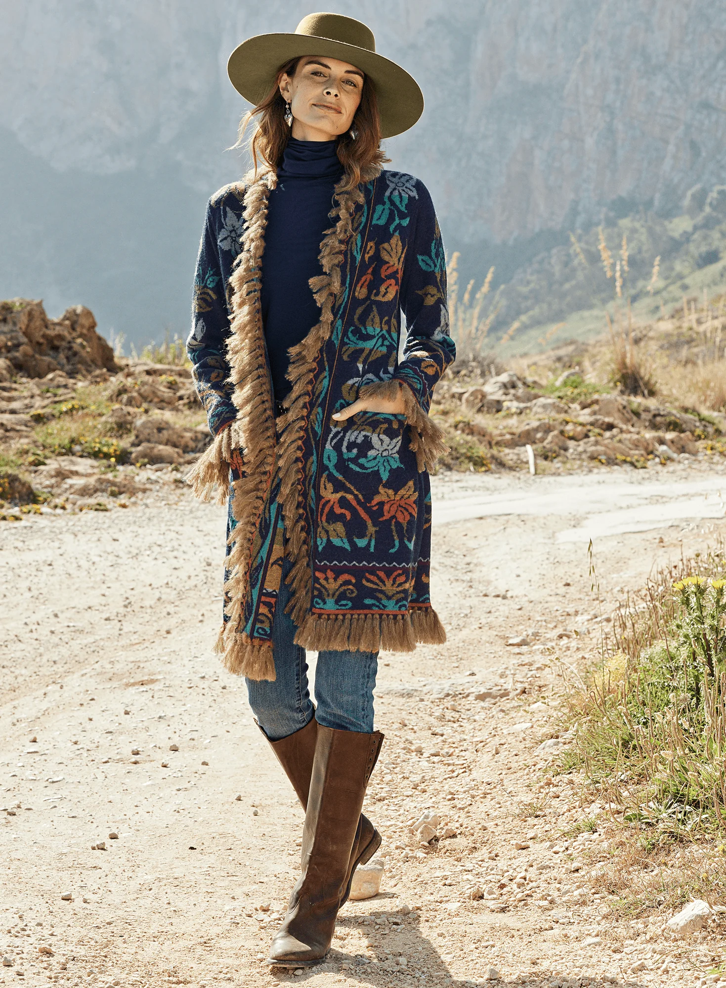Portobello Knit Coat