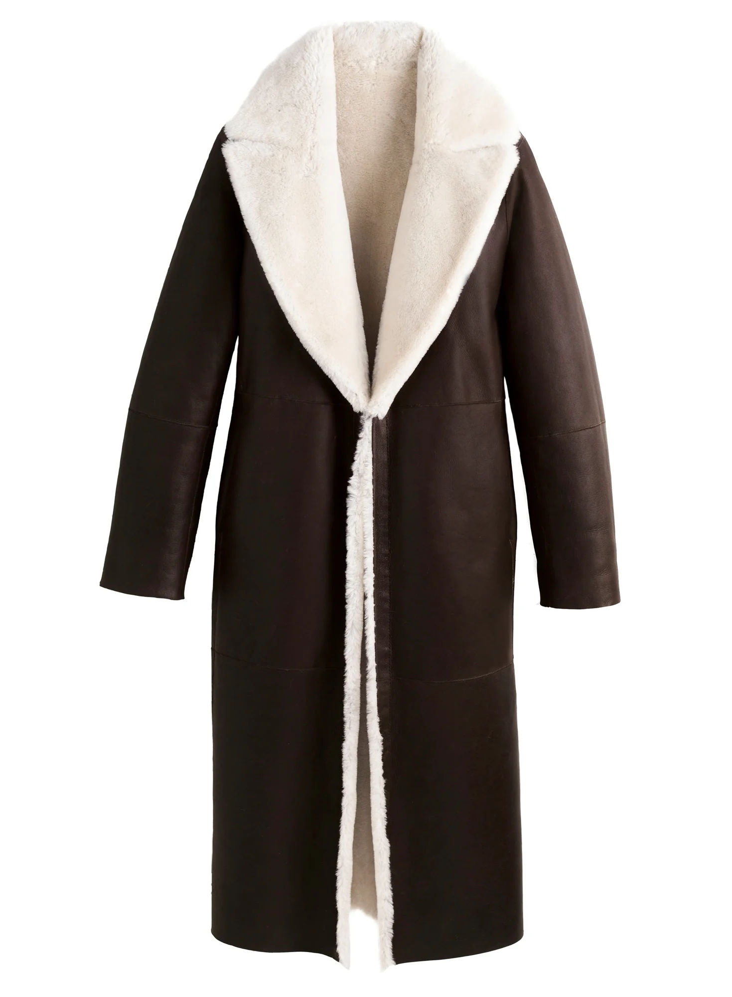 Reversible Shearling Trench - Image 2