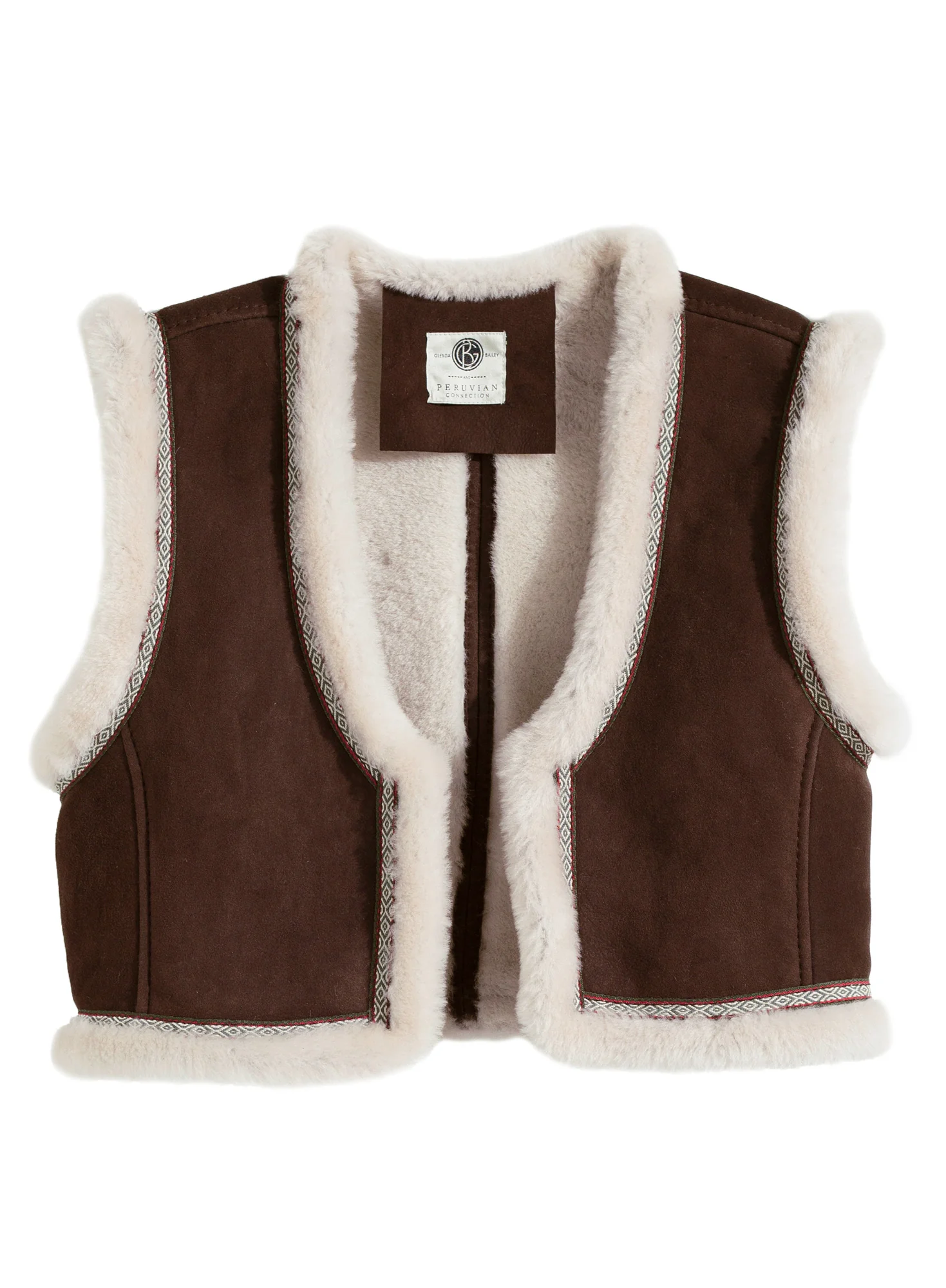 Shearling Manta Trim Waistcoat - Image 3