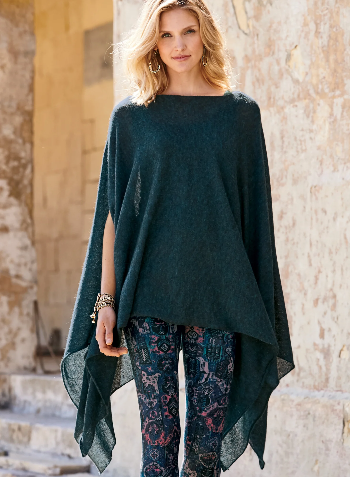 Southport Poncho Pullover