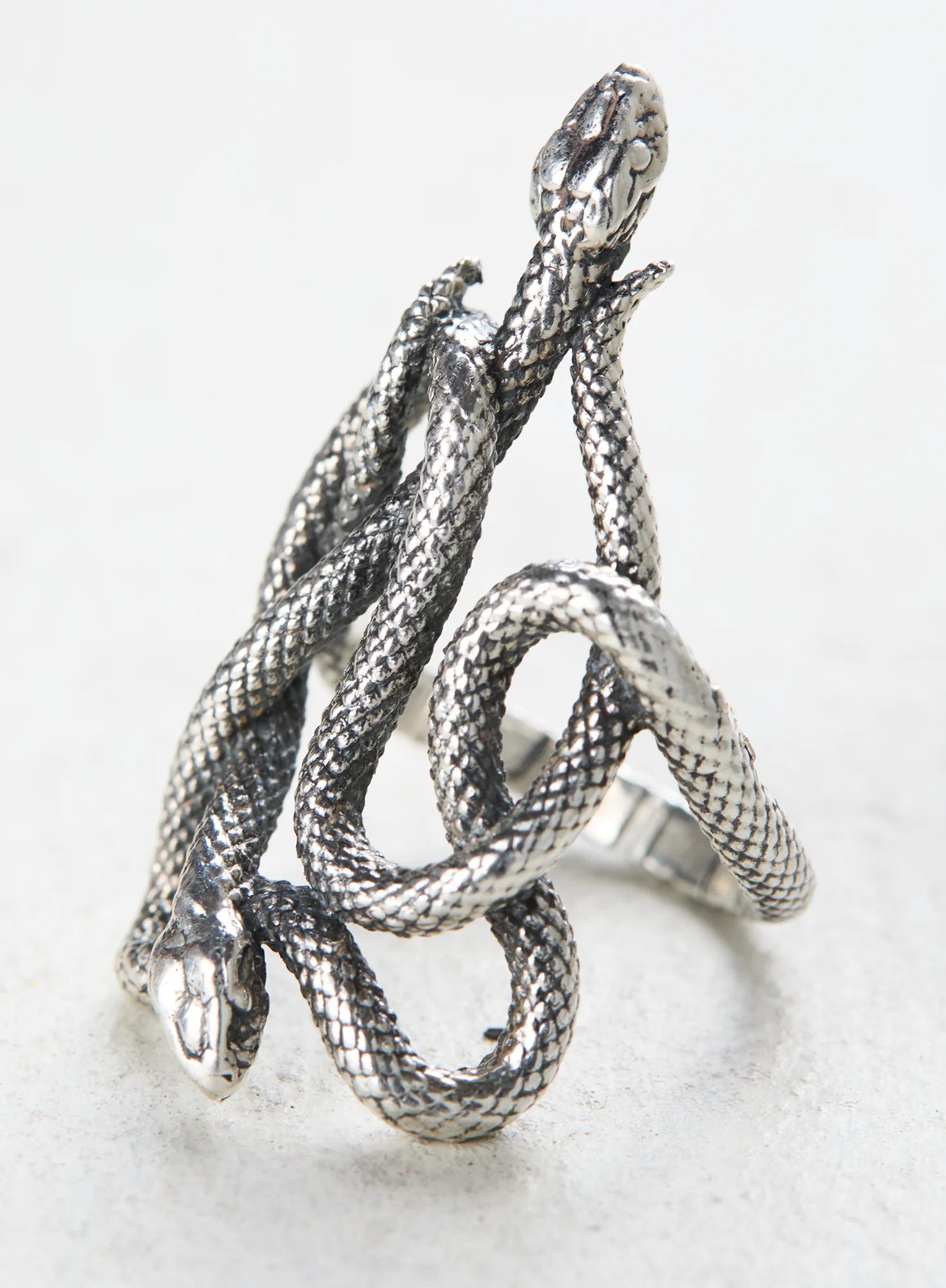 Sterling Serpente Ring