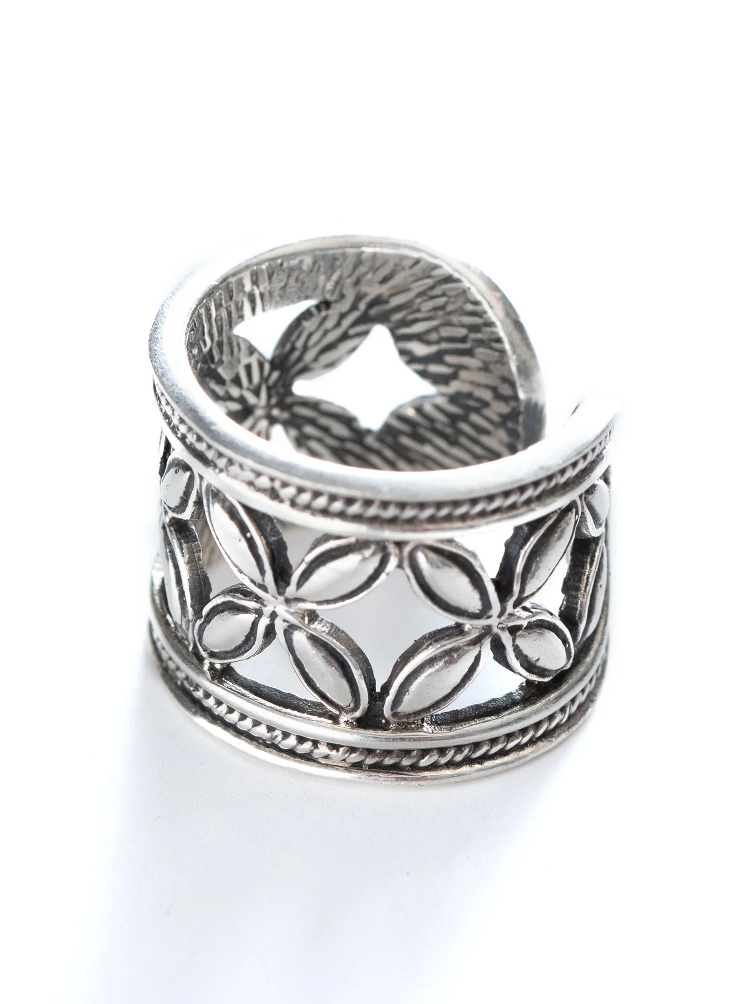 Sterling Silver Quatrefoil Ring