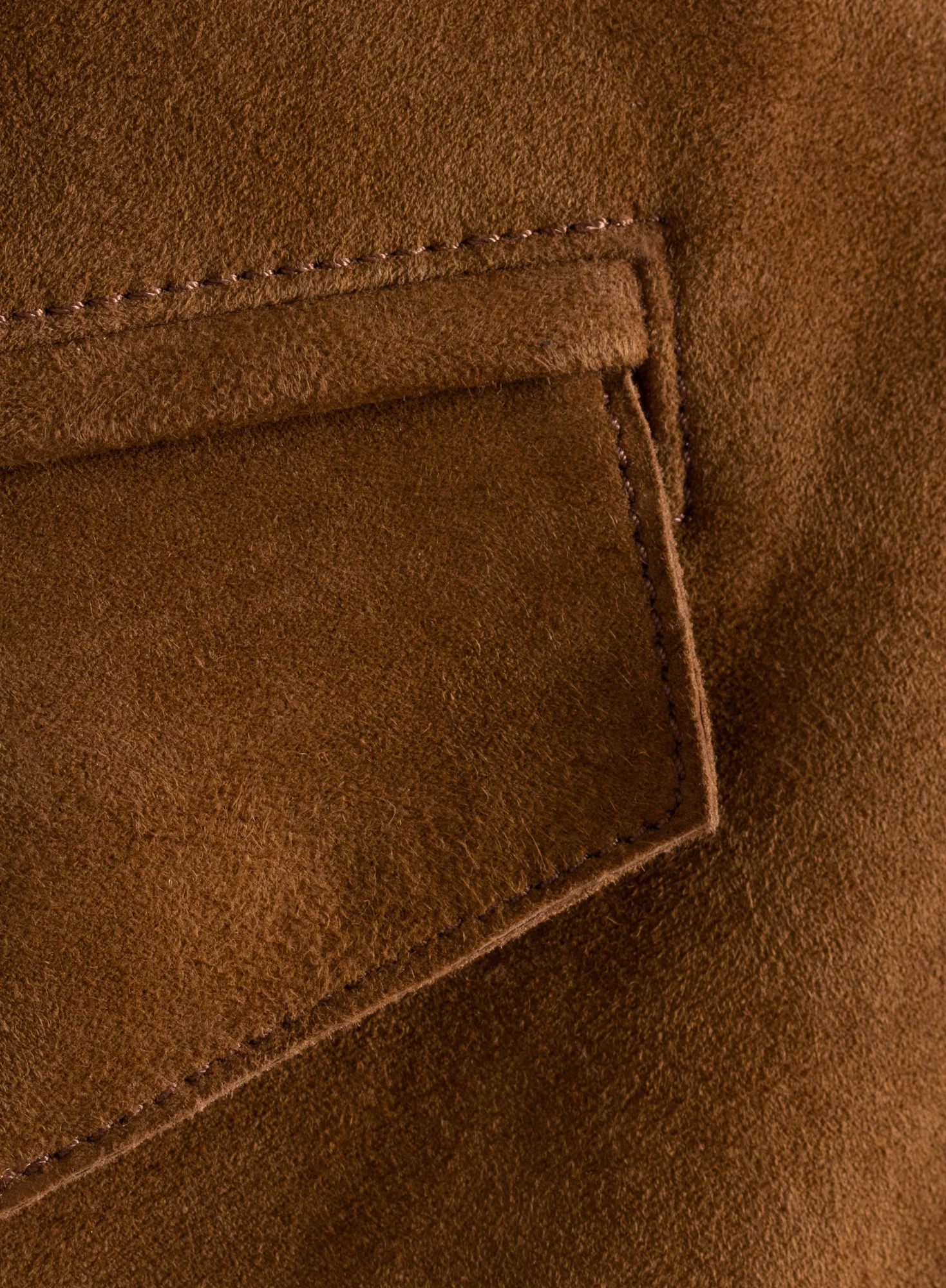 Suede Boyfriend Coat - Image 2